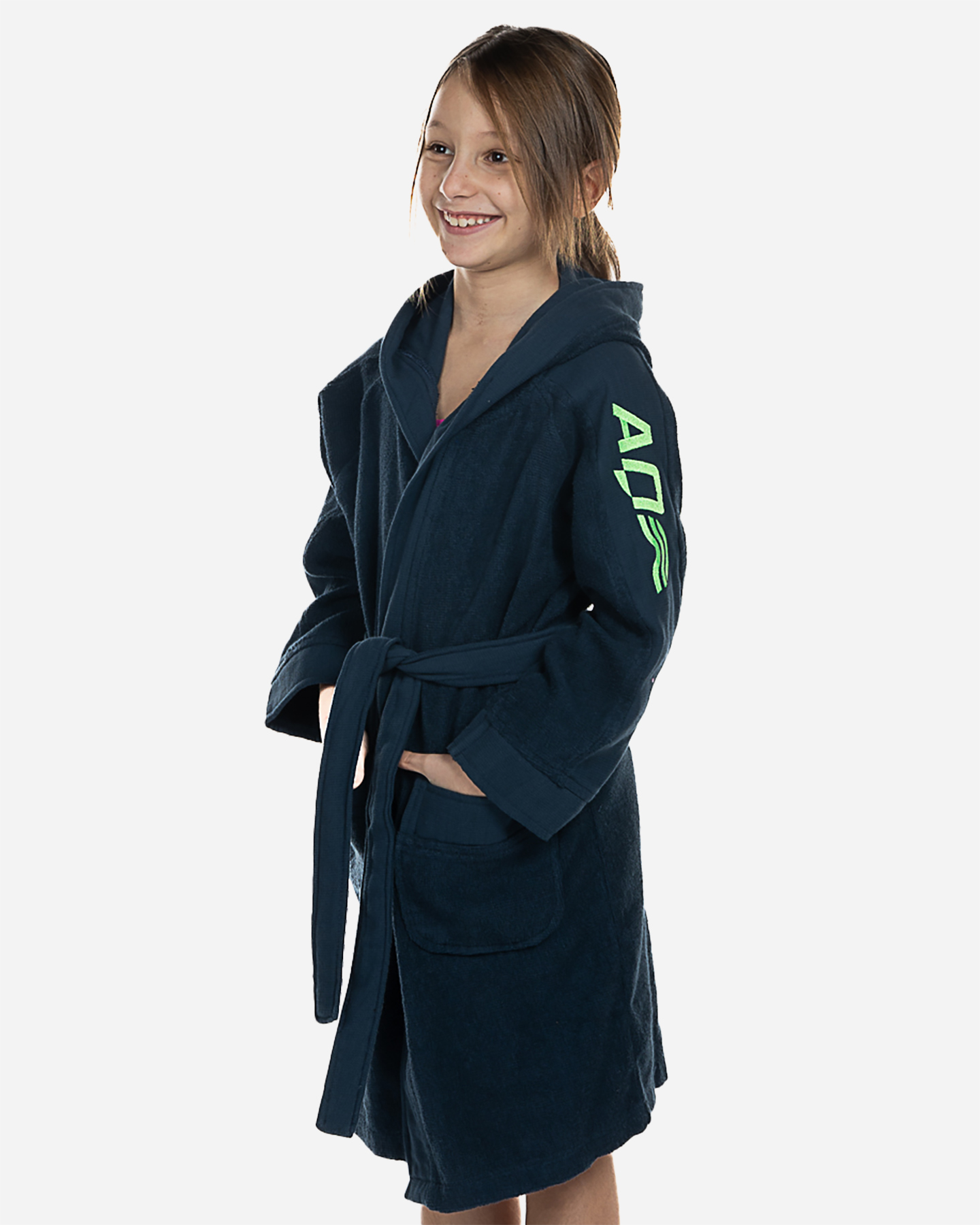 Accappatoio AQUARAPID FENGJ JR - Blu Navy - 1 | Cisalfa Sport