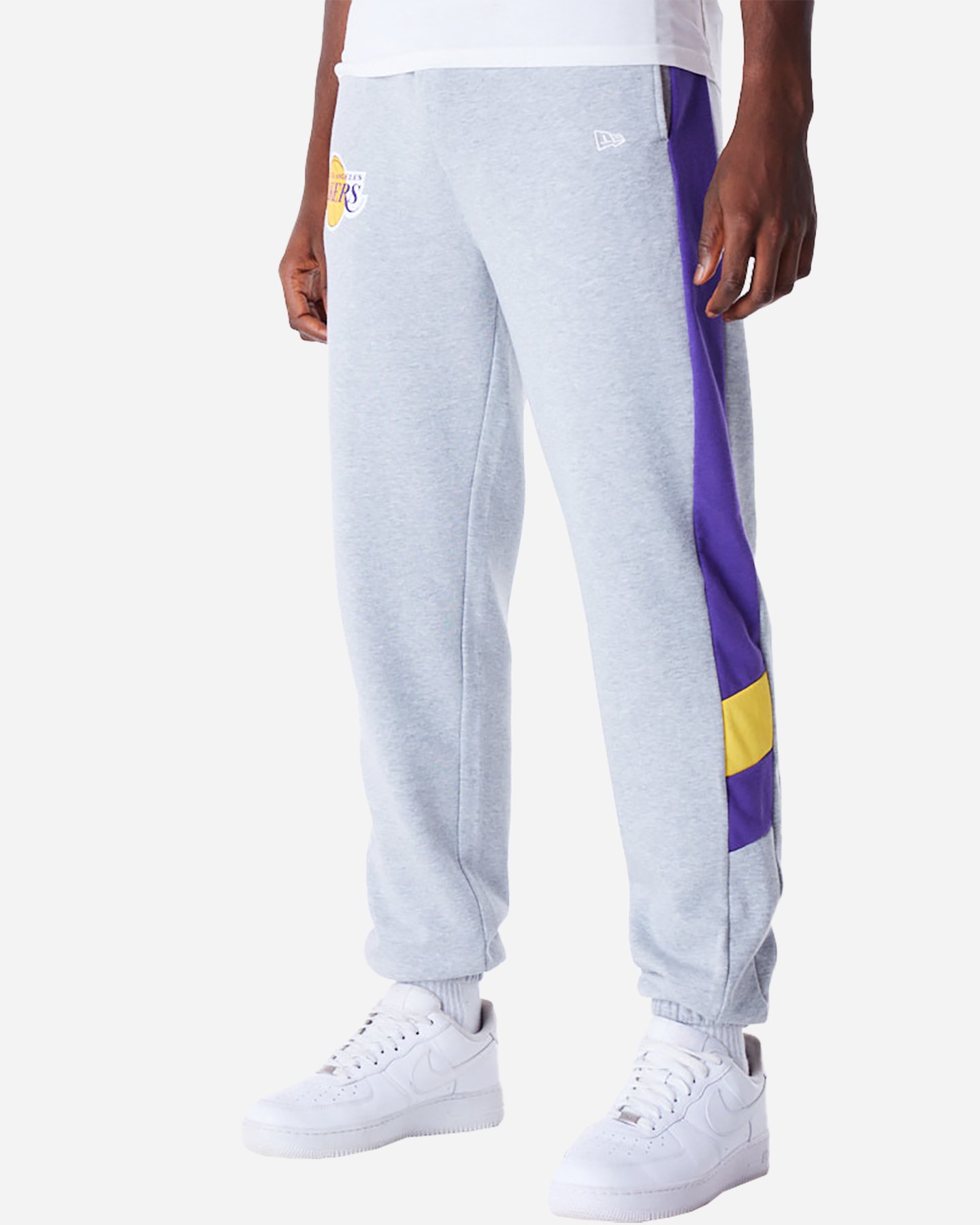 Abbigliamento basket NEW ERA PANEL LAKERS JOGGER M - Grigio - 2 | Cisalfa Sport