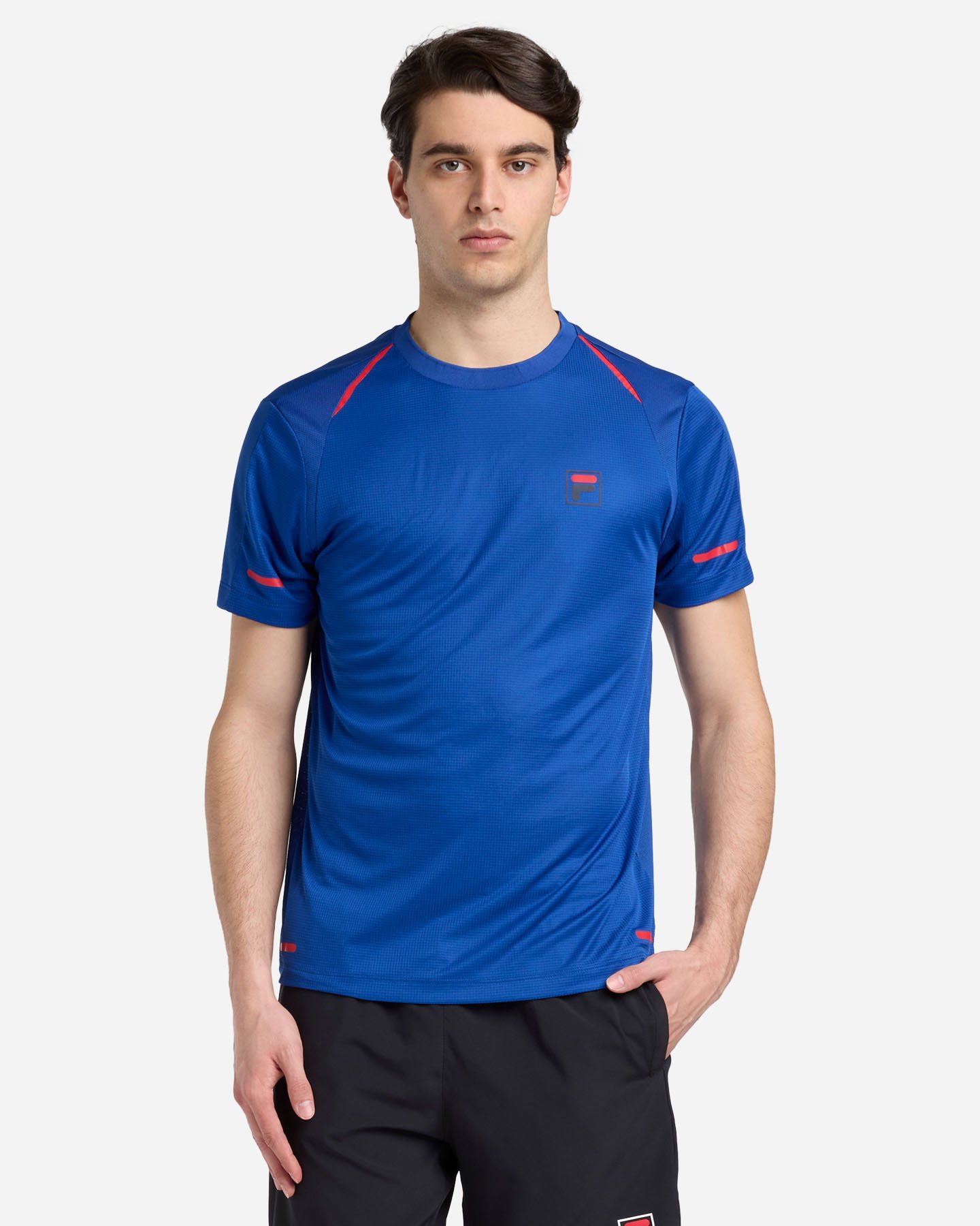 T-shirt tennis FILA COURT LINE M - Blu royal - 1 | Cisalfa Sport