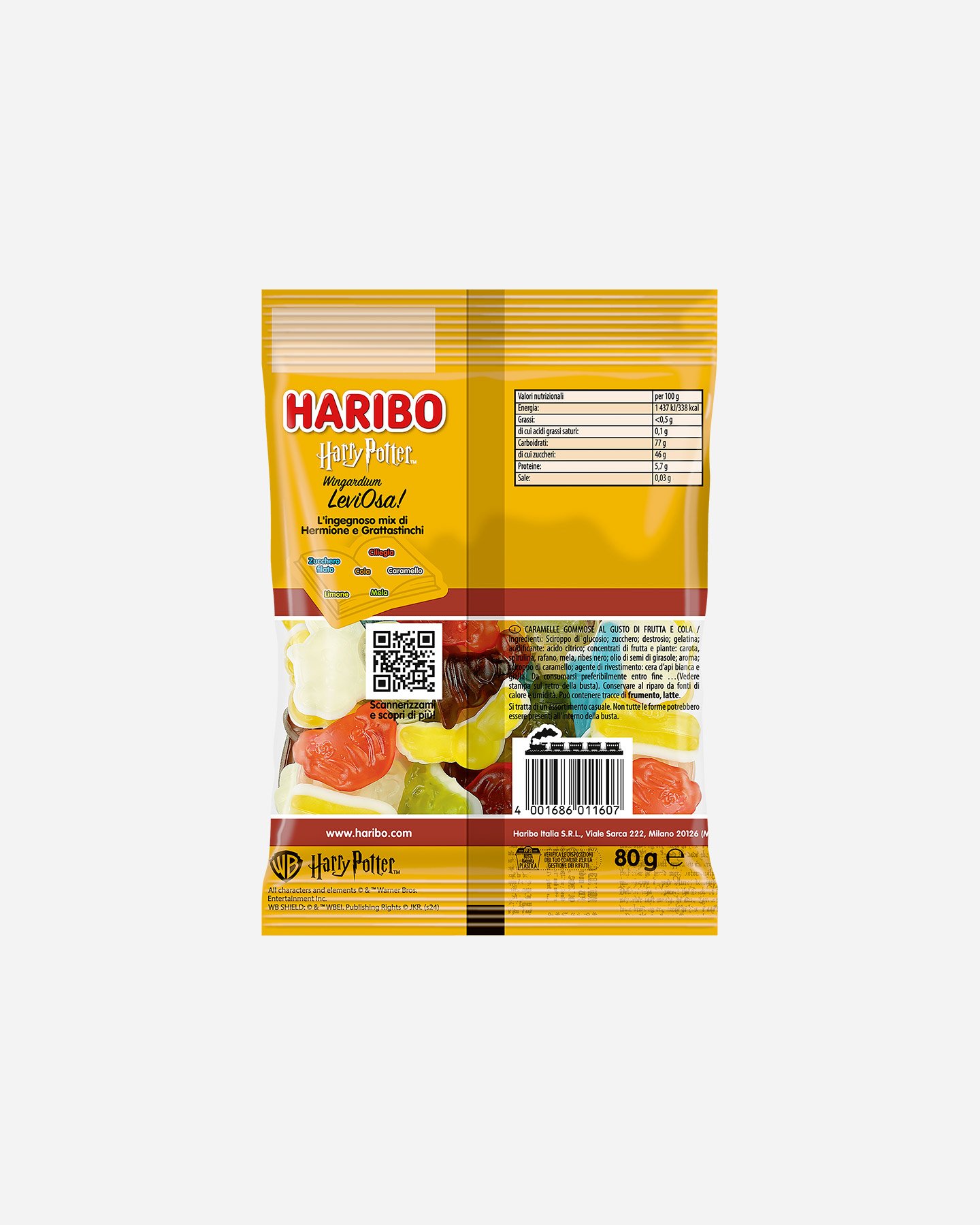 Caramelle HARIBO HERMIONE GRANGER 80 GR  - Color mix - 1 | Cisalfa Sport