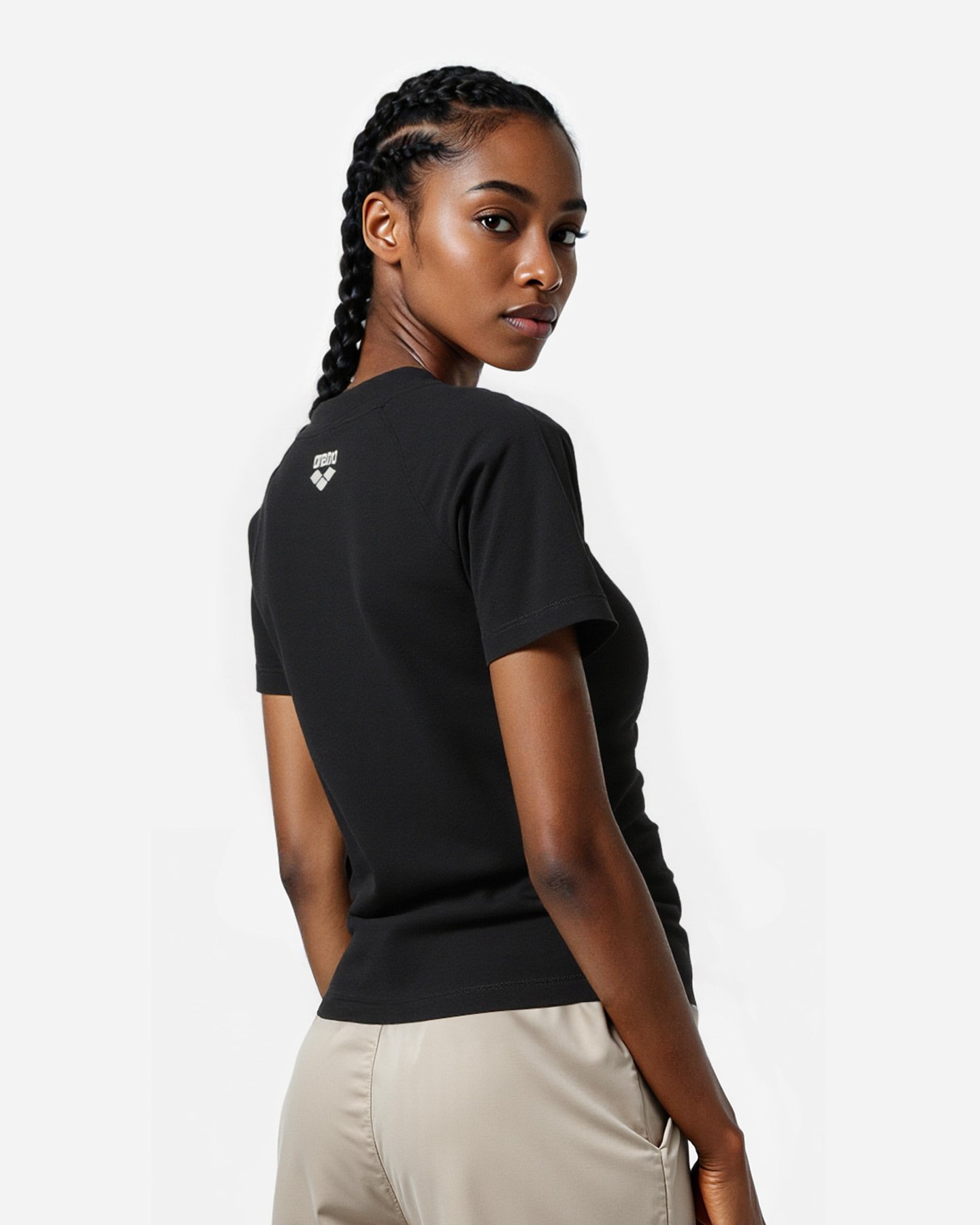 T-shirt ARENA ATHLETIC ESSENTIAL W - Nero - 4 | Cisalfa Sport