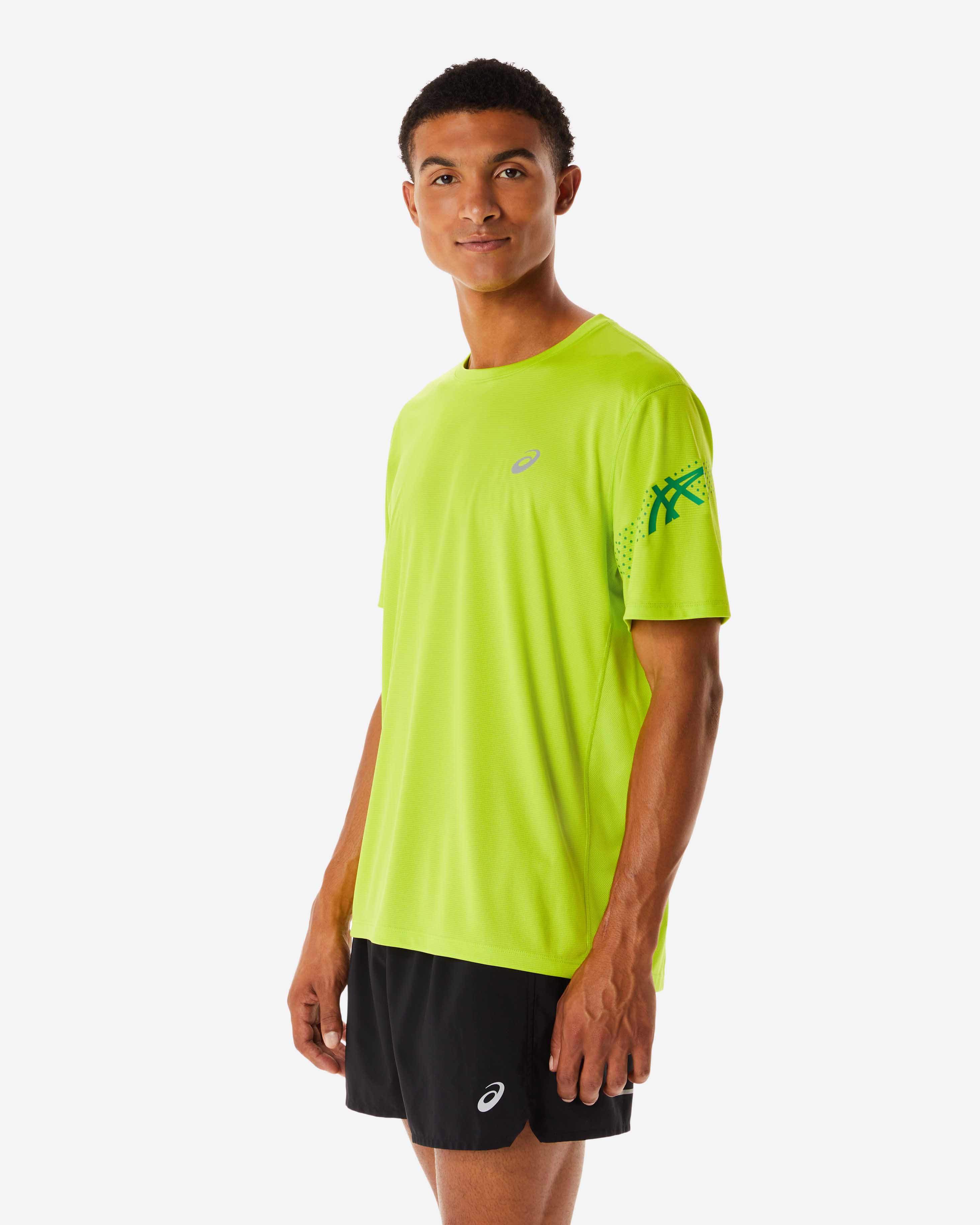 T-shirt running ASICS ICON M - Verde - 1 | Cisalfa Sport