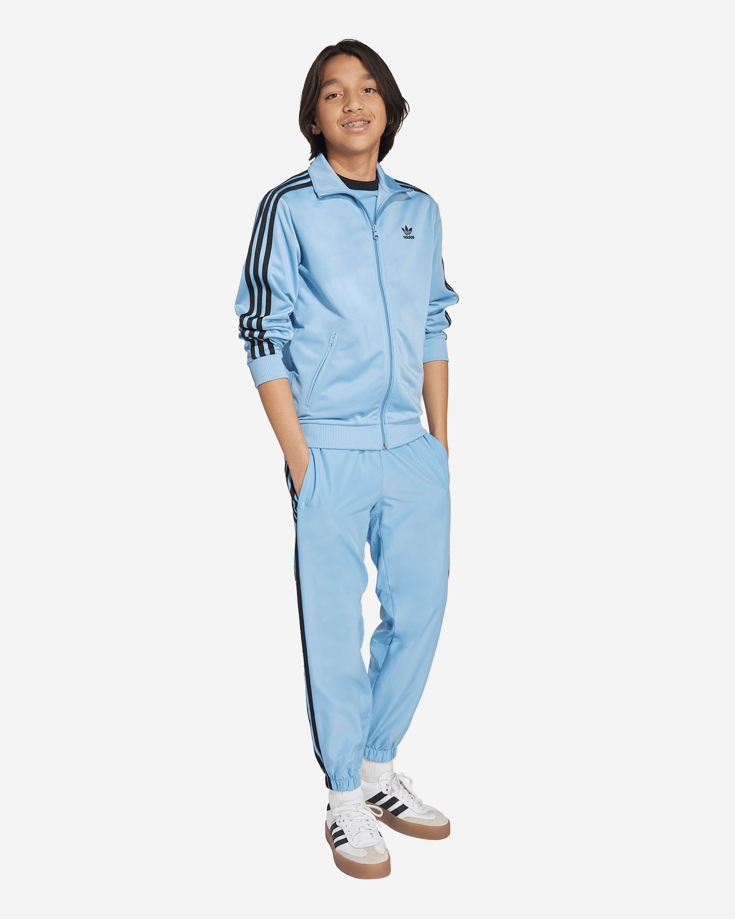 Felpa ADIDAS FIREBIRD JR - Blu - 3 | Cisalfa Sport