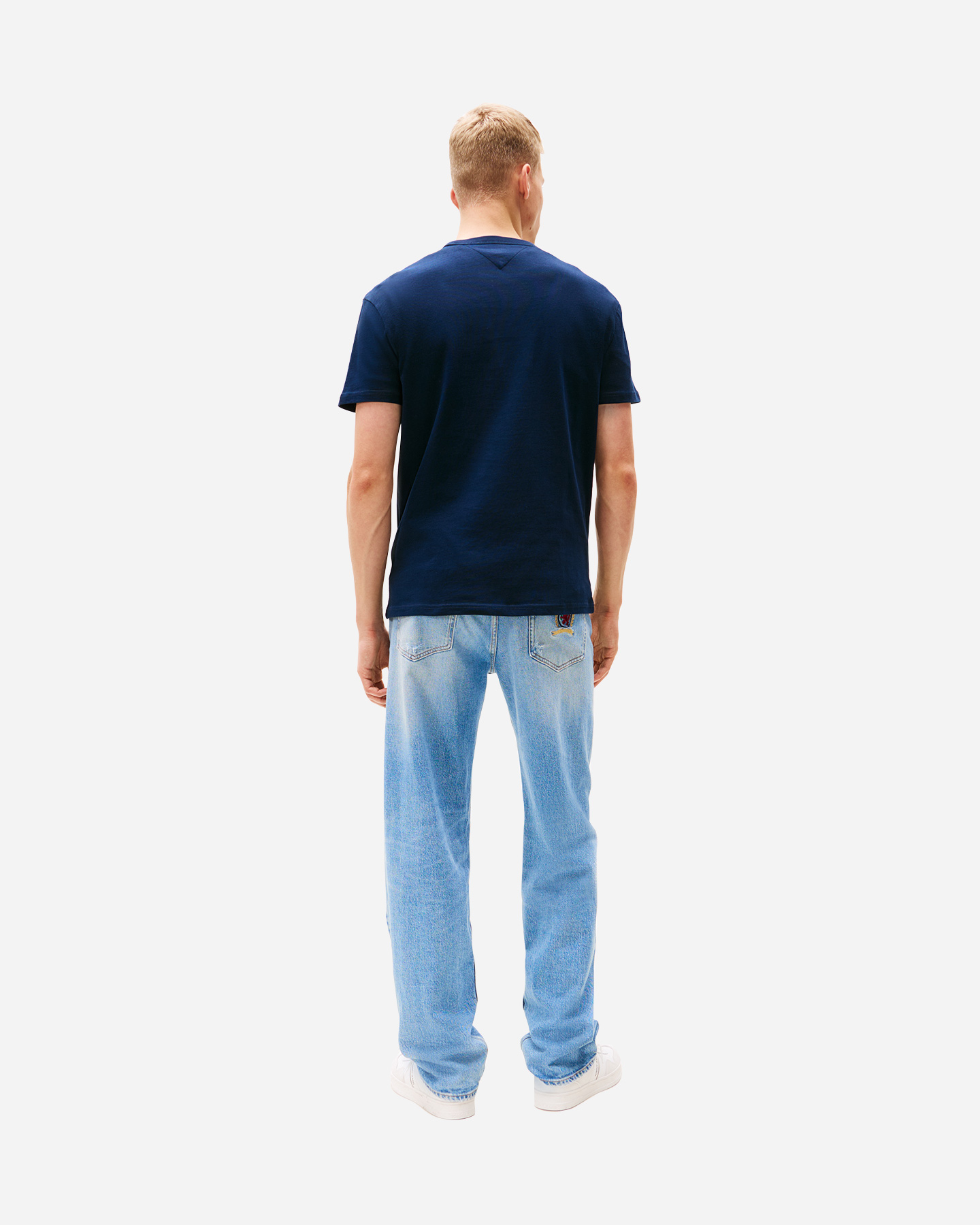 T-shirt TOMMY HILFIGER BADGE M - Blu Navy - 3 | Cisalfa Sport