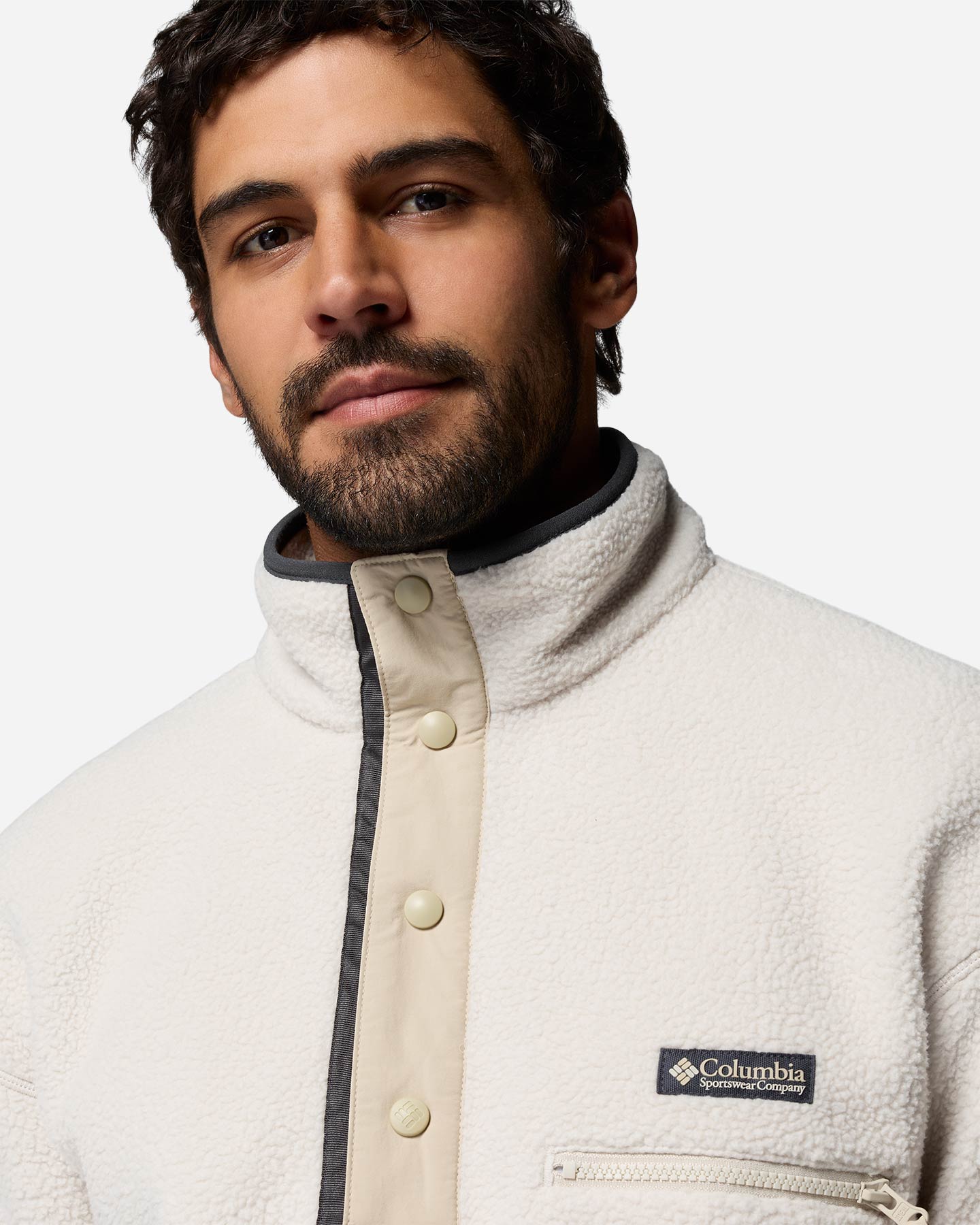 Felpa COLUMBIA HELVETIA II M - Beige - 3 | Cisalfa Sport