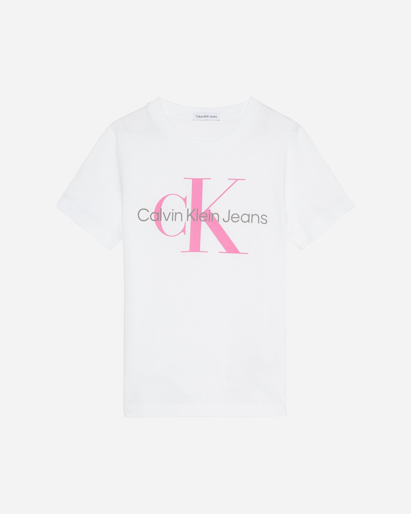 T-shirt CALVIN KLEIN JEANS MONOGRAM JR - Bianco - 1 | Cisalfa Sport