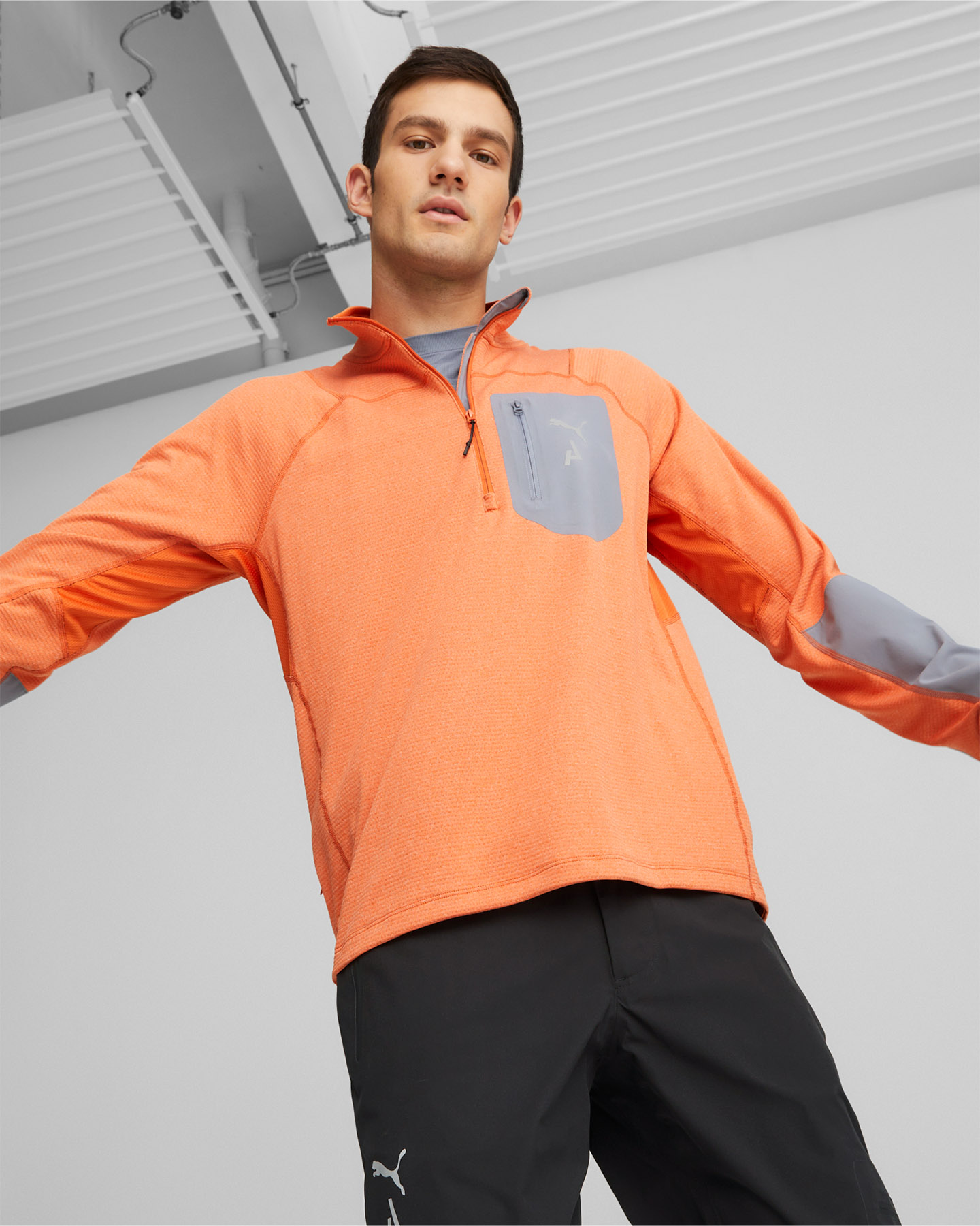 Giacca running PUMA SEASONS M - Rosso - 4 | Cisalfa Sport