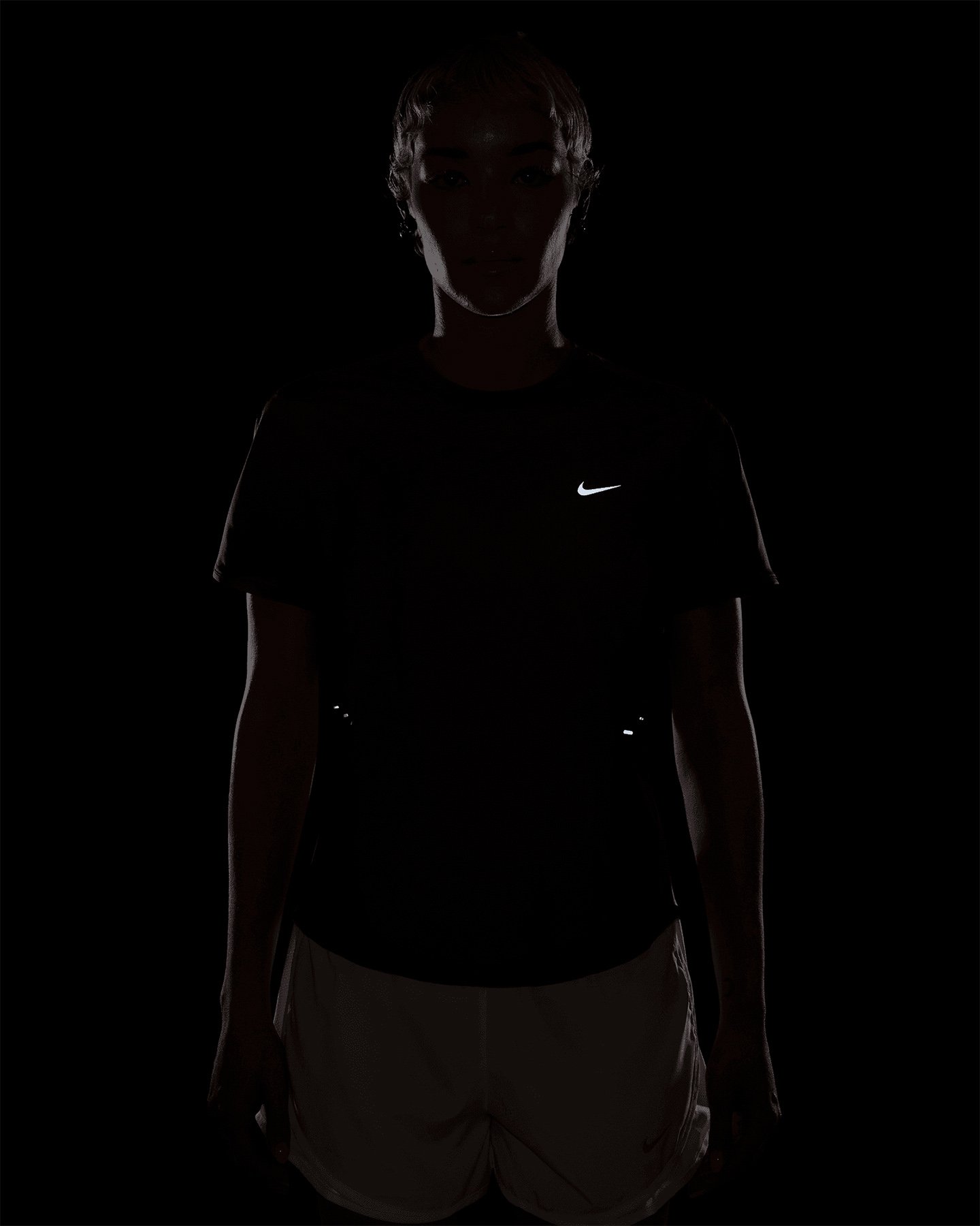 T-shirt running NIKE SWIFT W - Marrone - 3 | Cisalfa Sport