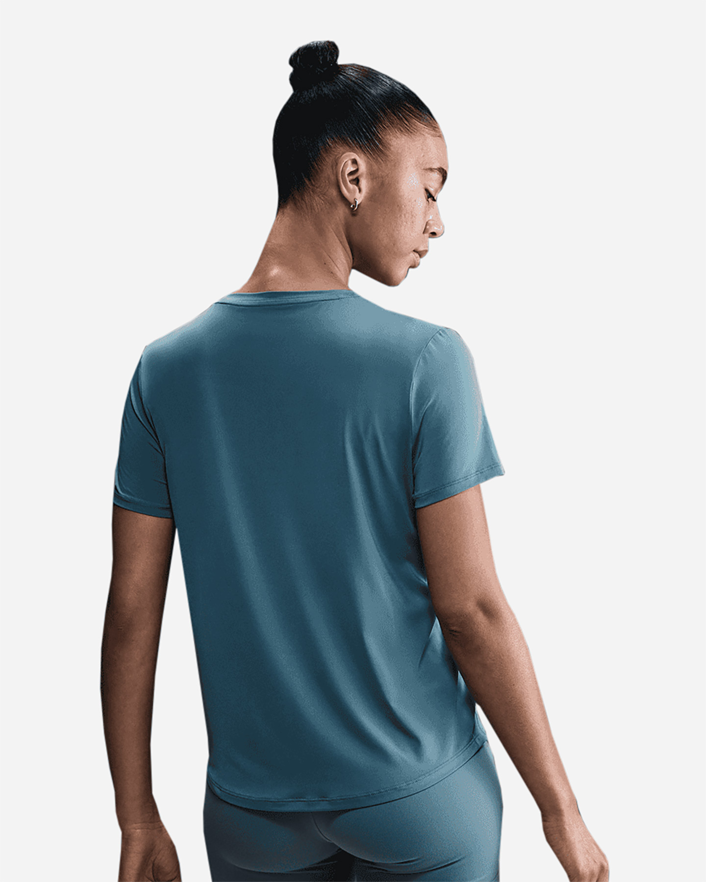 T-shirt training NIKE DRI FIT ONE SMALL LOGO W - Blu - 1 | Cisalfa Sport