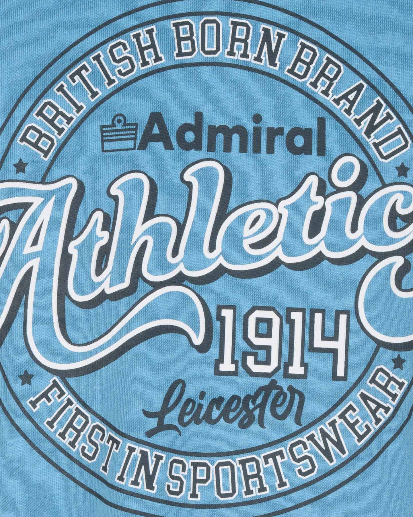 T-shirt ADMIRAL VARSITY PRO JR - Azzurro - 2 | Cisalfa Sport