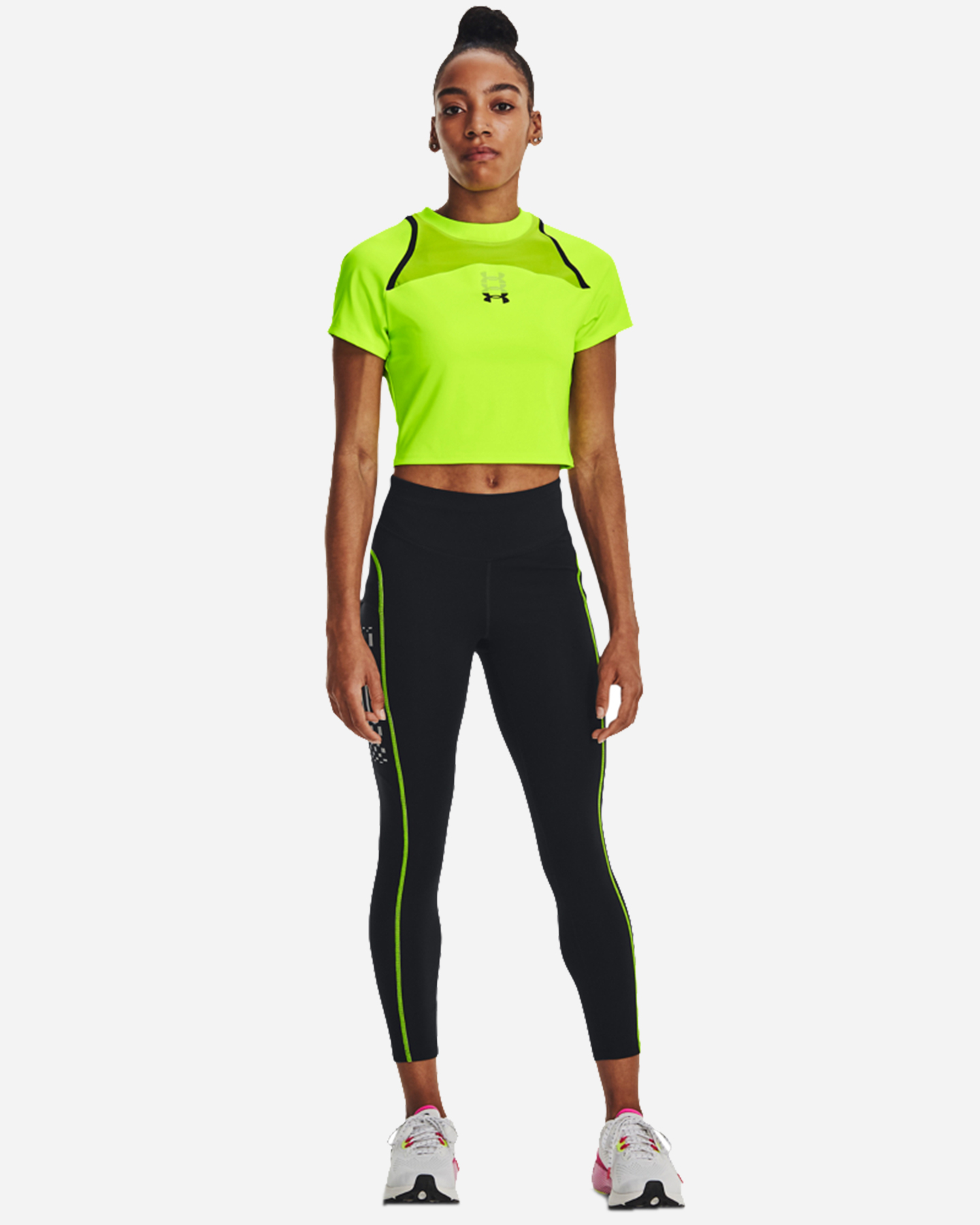 T-shirt running UNDER ARMOUR RUN ANYWHERE W - Nero - 3 | Cisalfa Sport