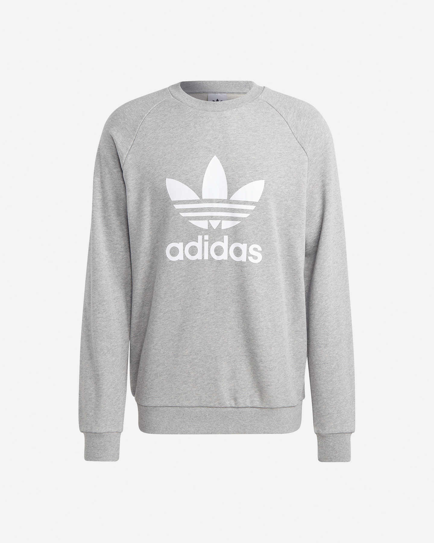 Felpa ADIDAS TREFOIL CREW M - Grigio - 0 | Cisalfa Sport