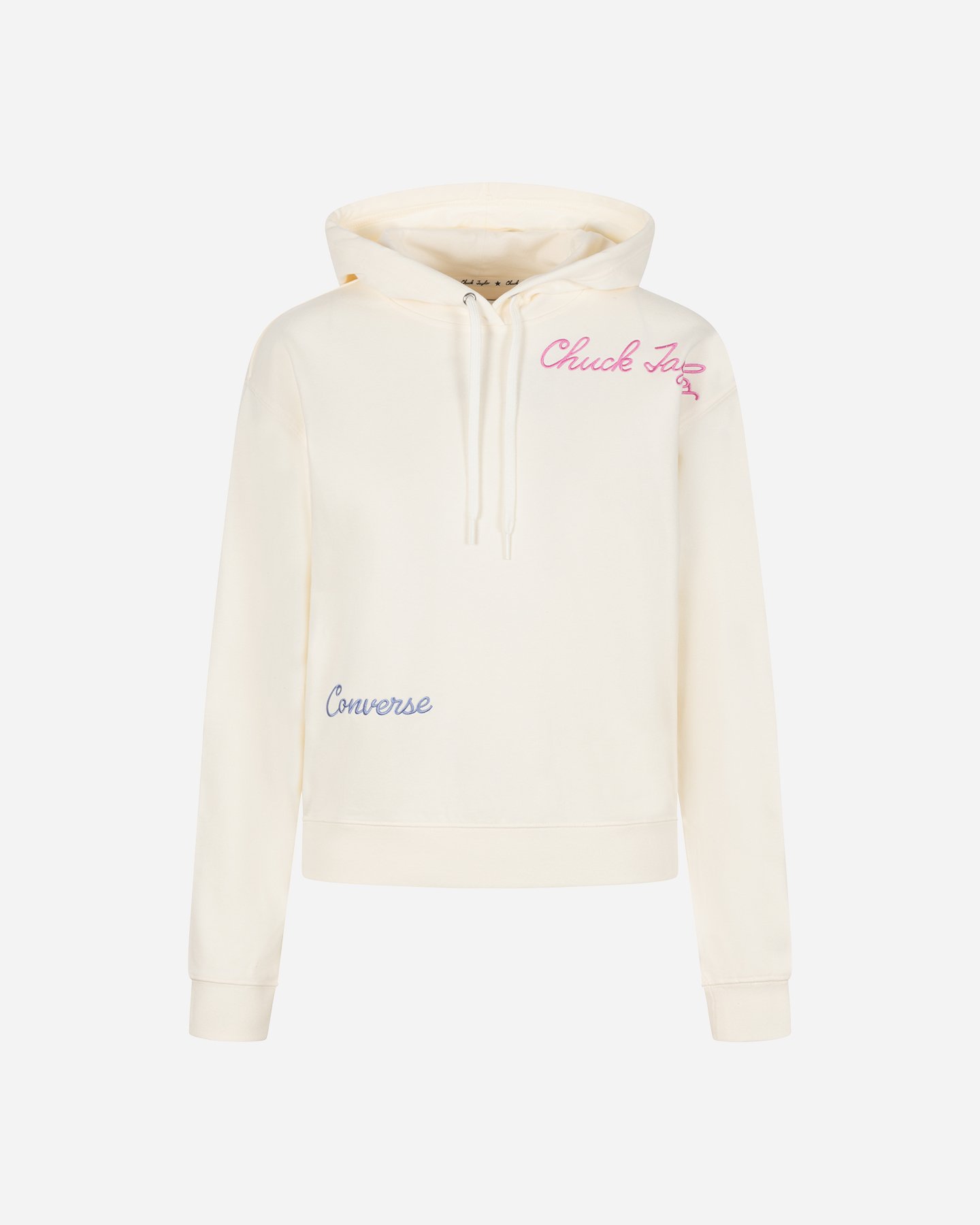 Felpa CONVERSE LOGO MULTICOLOR W - Bianco - 0 | Cisalfa Sport