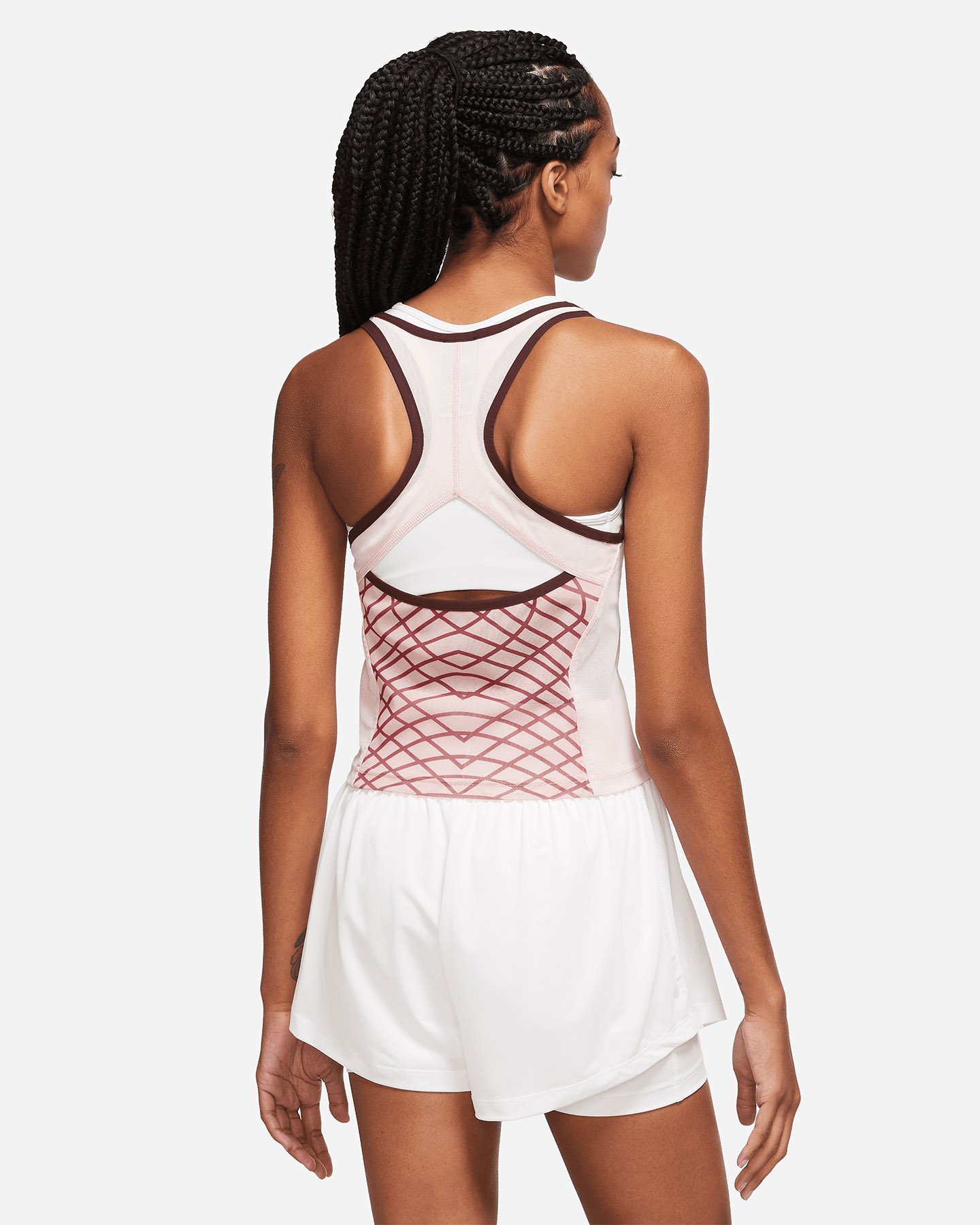 T-shirt tennis NIKE SLAM W - Rosa - 1 | Cisalfa Sport