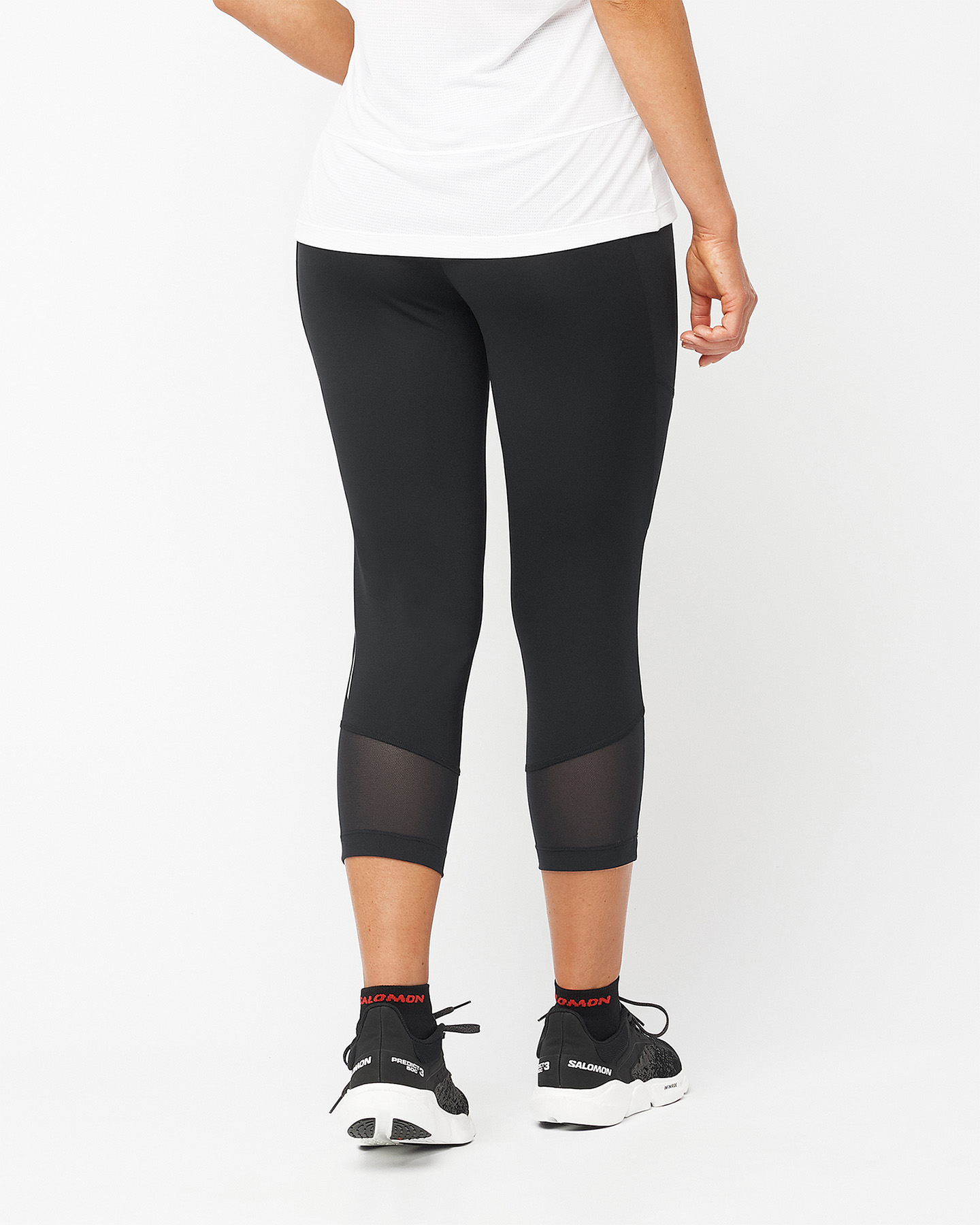 Pantalone outdoor SALOMON CROSS RUN 21'' W - Nero - 2 | Cisalfa Sport