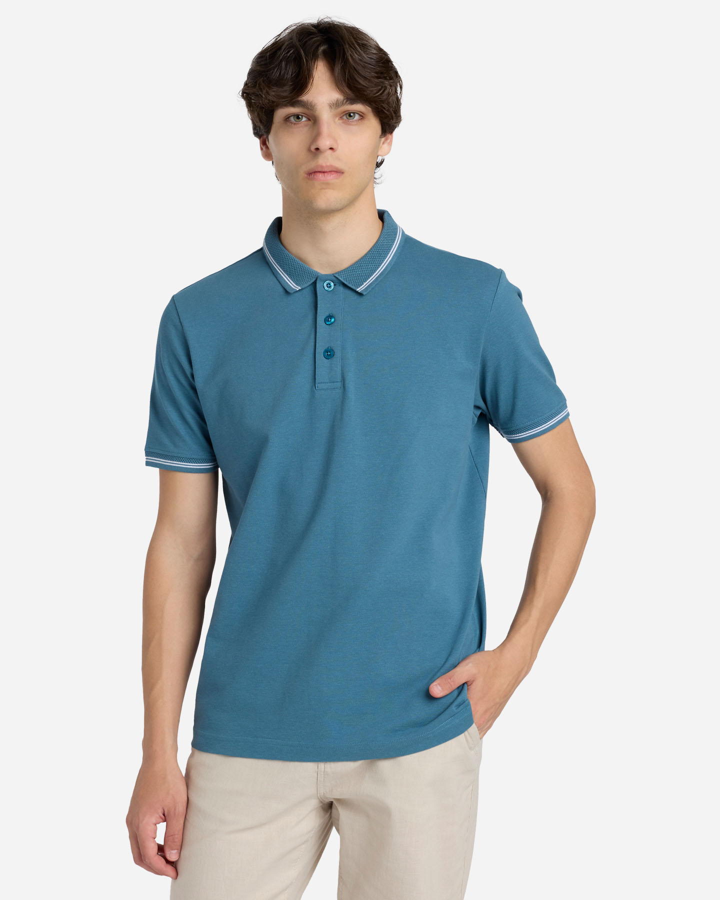 Polo DACK'S ESSENTIAL M - Azzurro - 1 | Cisalfa Sport