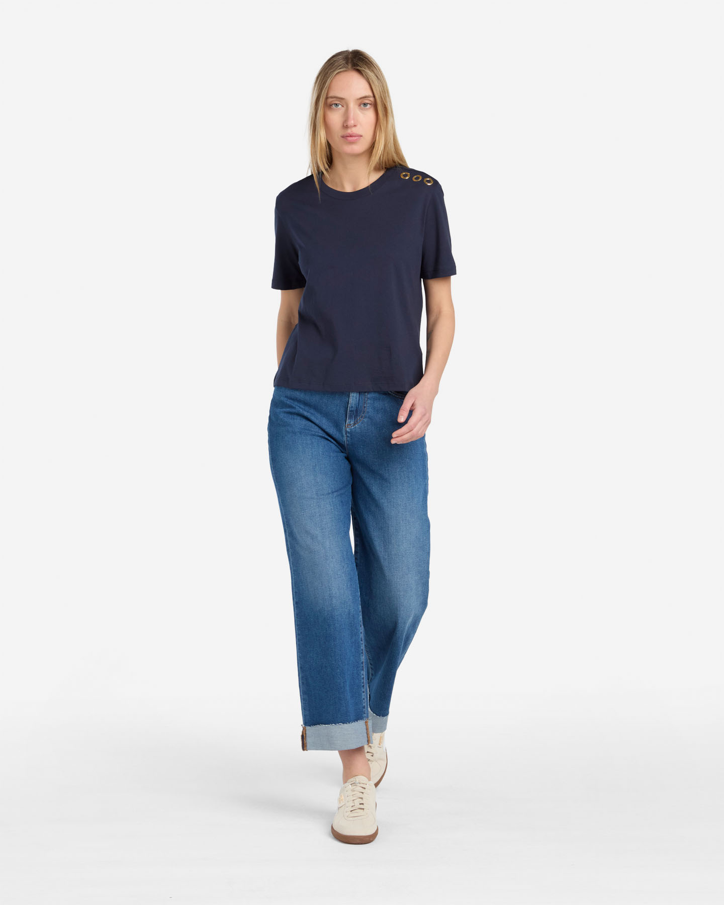 T-shirt DACK'S ESSENTIAL W - Blu - 2 | Cisalfa Sport