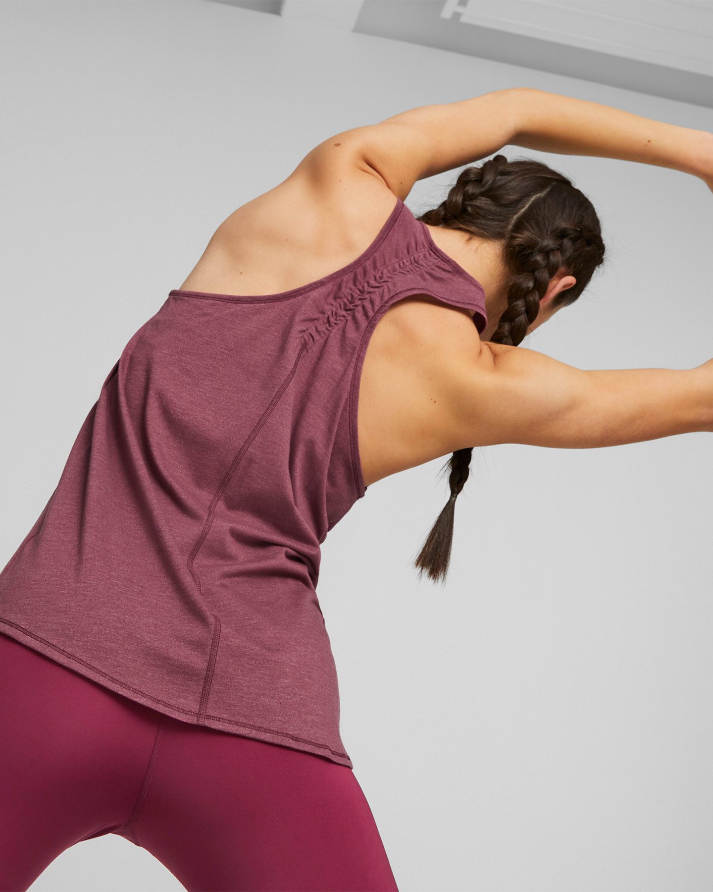 Canotta training PUMA SMALL LOGO W - Viola - 3 | Cisalfa Sport