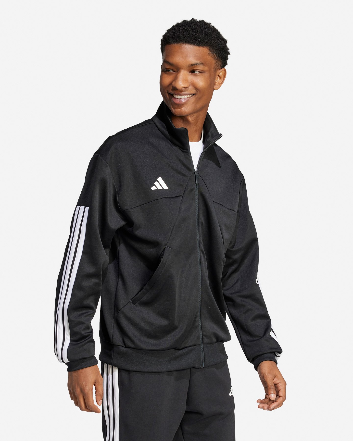 Felpa ADIDAS TIRO 3STRIPES M - Nero - 5 | Cisalfa Sport