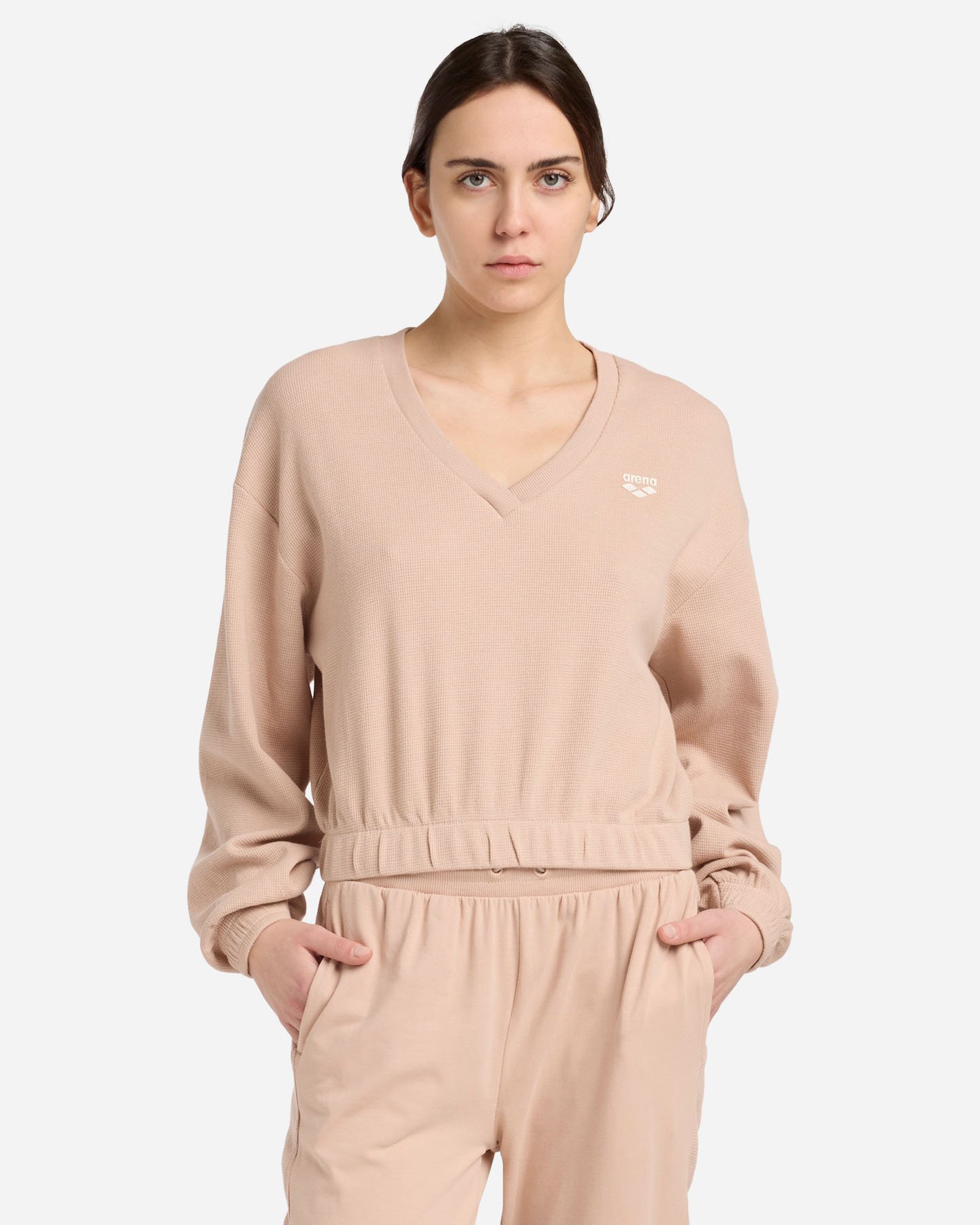 Felpa ARENA ATHLETIC ESSENTIAL W - Rosa - 1 | Cisalfa Sport