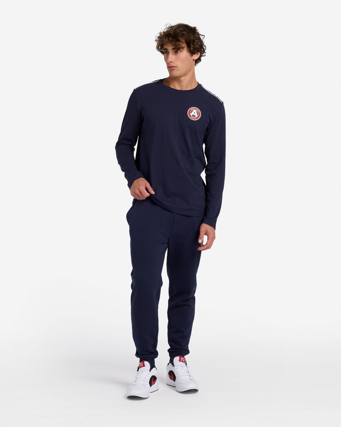 T-shirt ADMIRAL VARSITY M - Blu - 1 | Cisalfa Sport