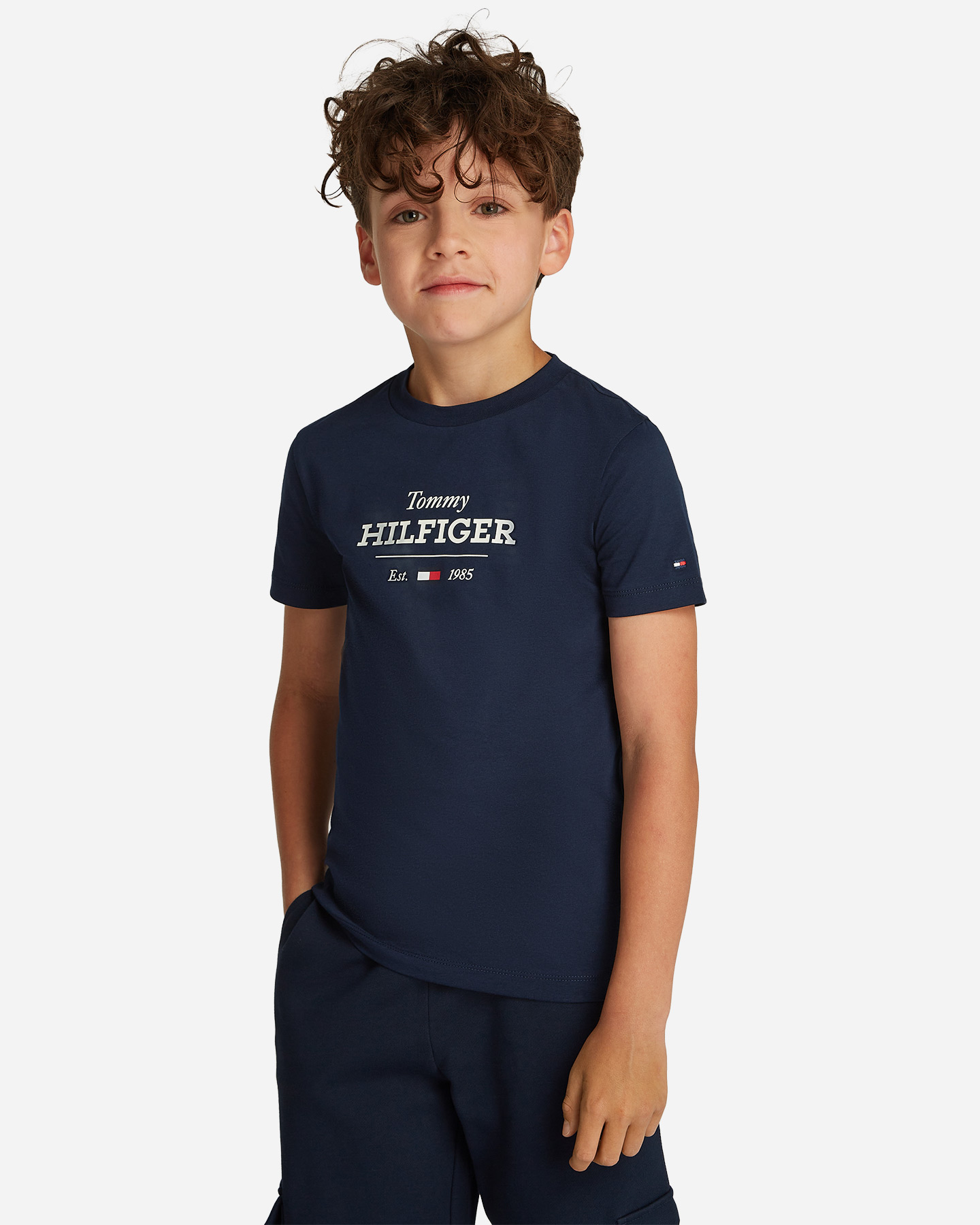 T-shirt TOMMY HILFIGER 1985 JR - Blu Navy - 2 | Cisalfa Sport