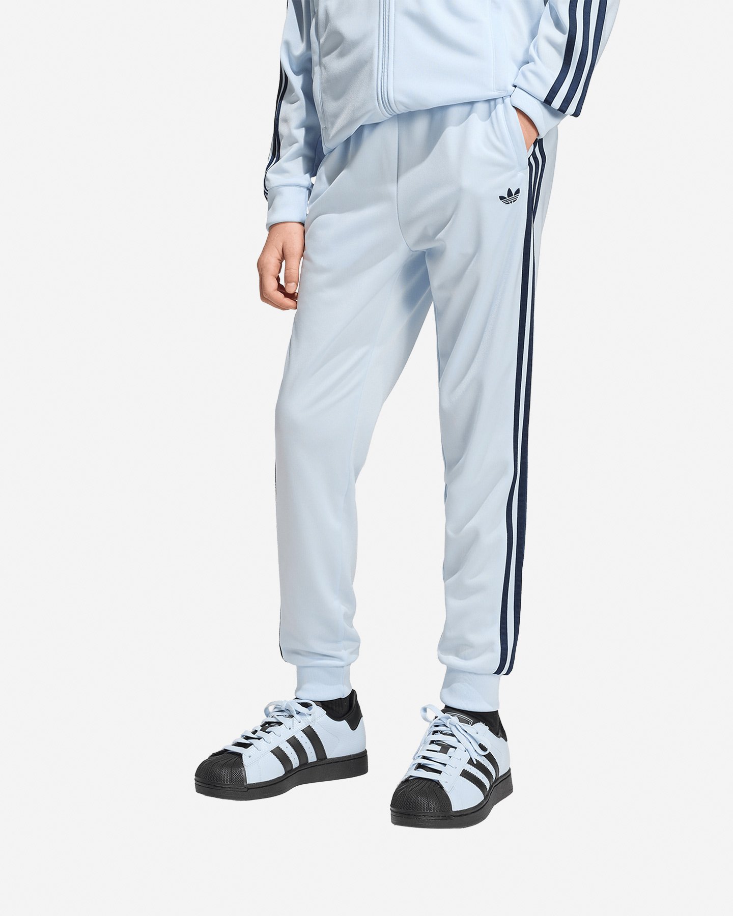 Pantalone ADIDAS SST JR - Azzurro - 1 | Cisalfa Sport