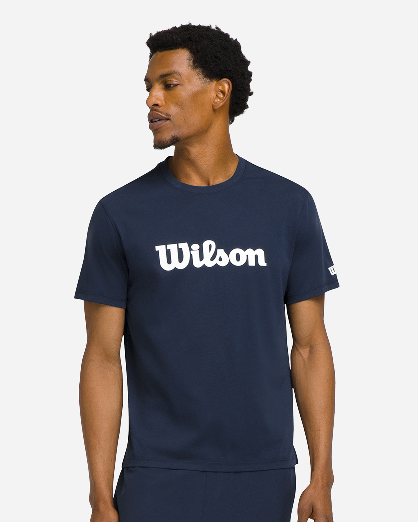 T-shirt tennis WILSON TEAM GRAPHIC M - Blu Navy - 1 | Cisalfa Sport