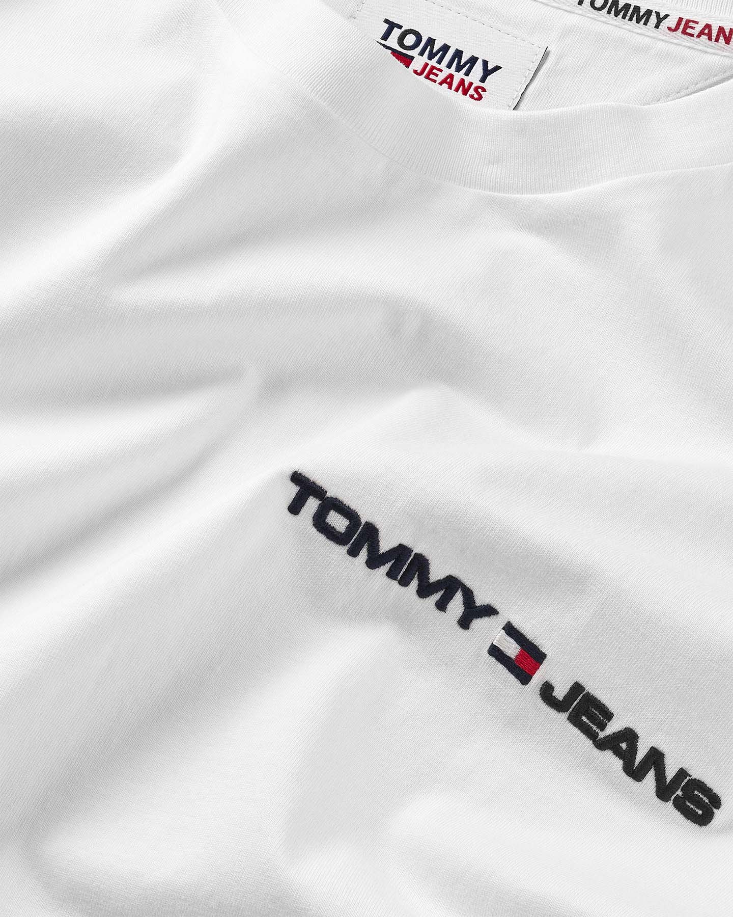 T-shirt TOMMY HILFIGER LINEAR LOGO M - Bianco - 2 | Cisalfa Sport