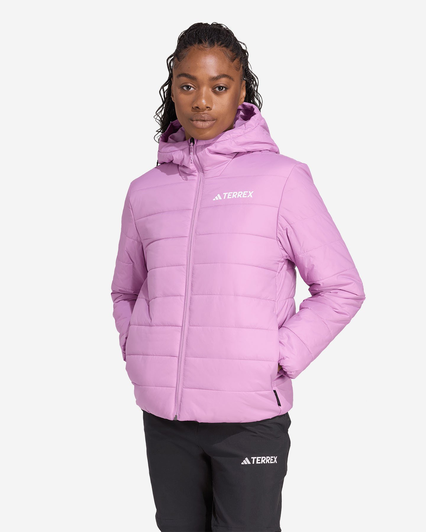 Giacca outdoor ADIDAS ESSENTIAL W - Viola - 1 | Cisalfa Sport