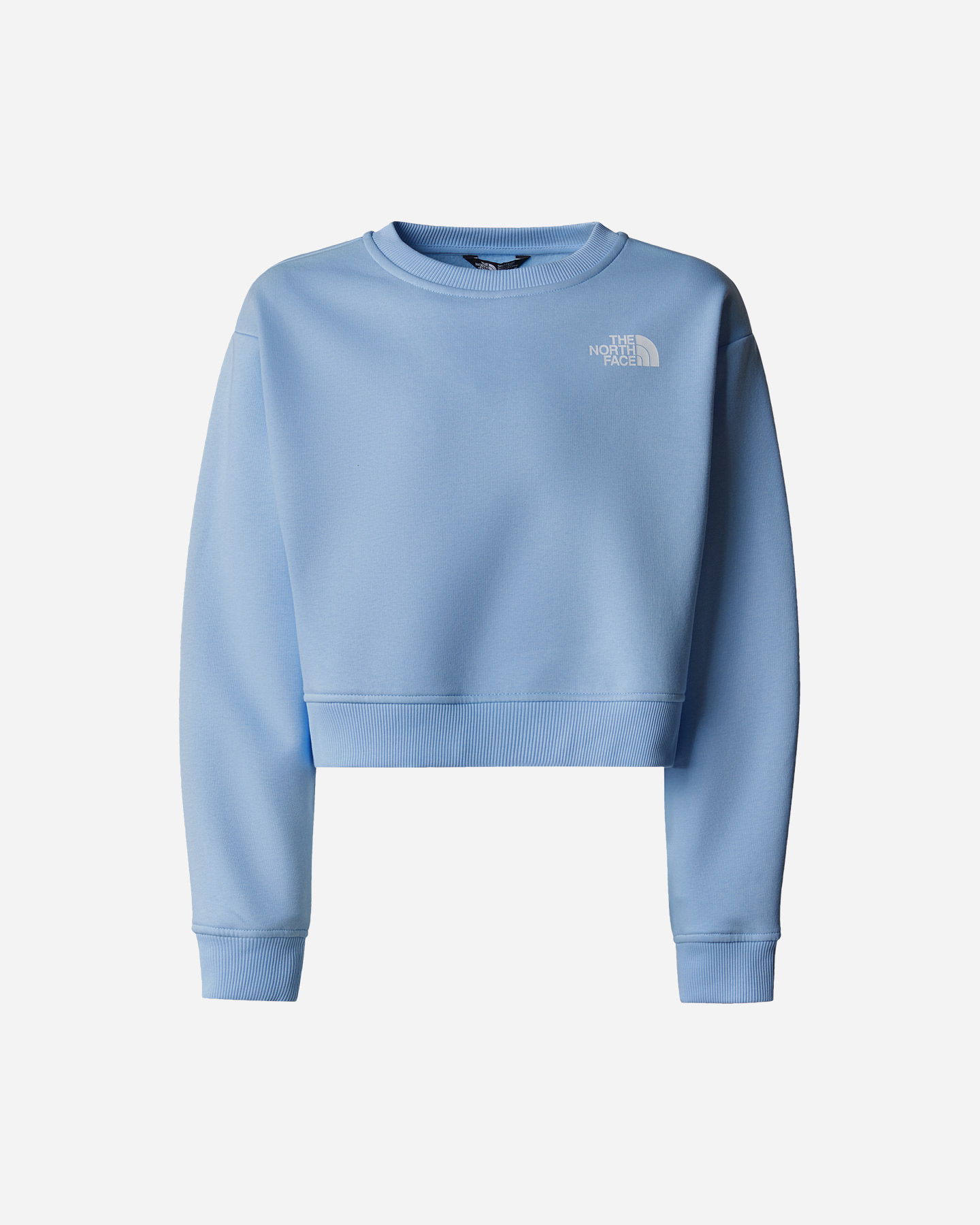 Felpa THE NORTH FACE GIRL CROP OVERSIZE JR - Azzurro - 0 | Cisalfa Sport