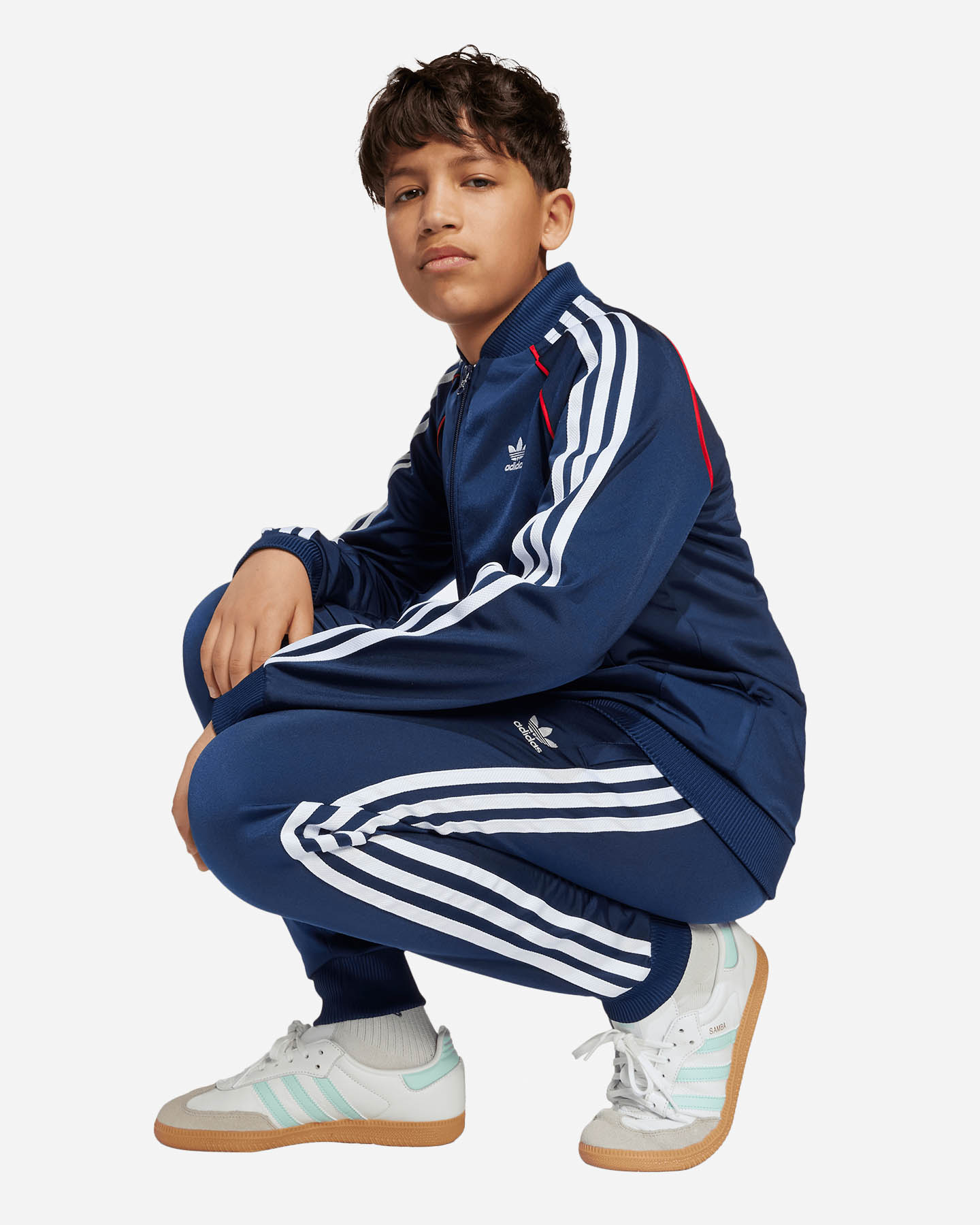 Pantalone ADIDAS SUPERICONS JR - Blu - 4 | Cisalfa Sport