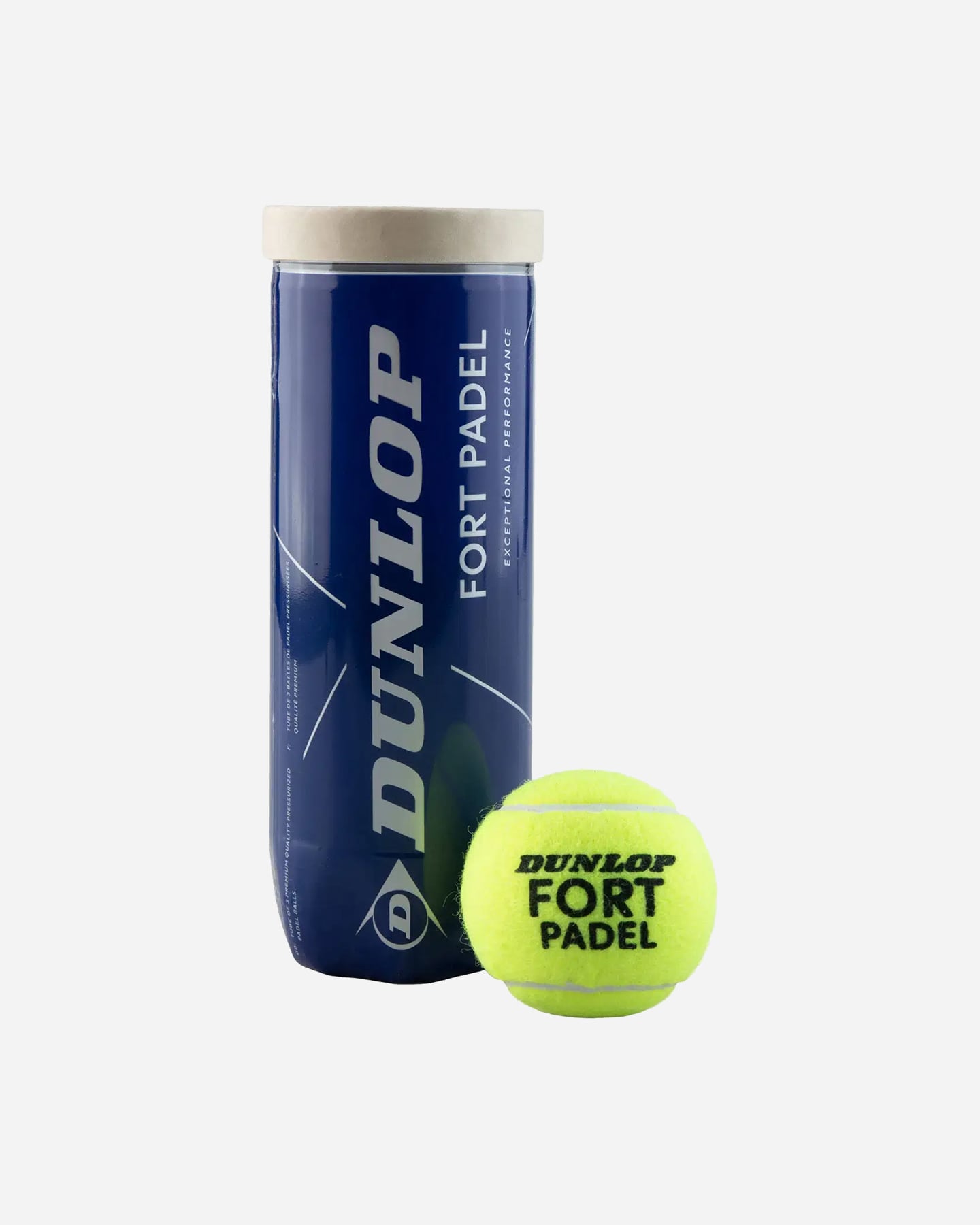 Palle padel DUNLOP TUBO 3 PALLE FORT PADEL  - Giallo - 0 | Cisalfa Sport