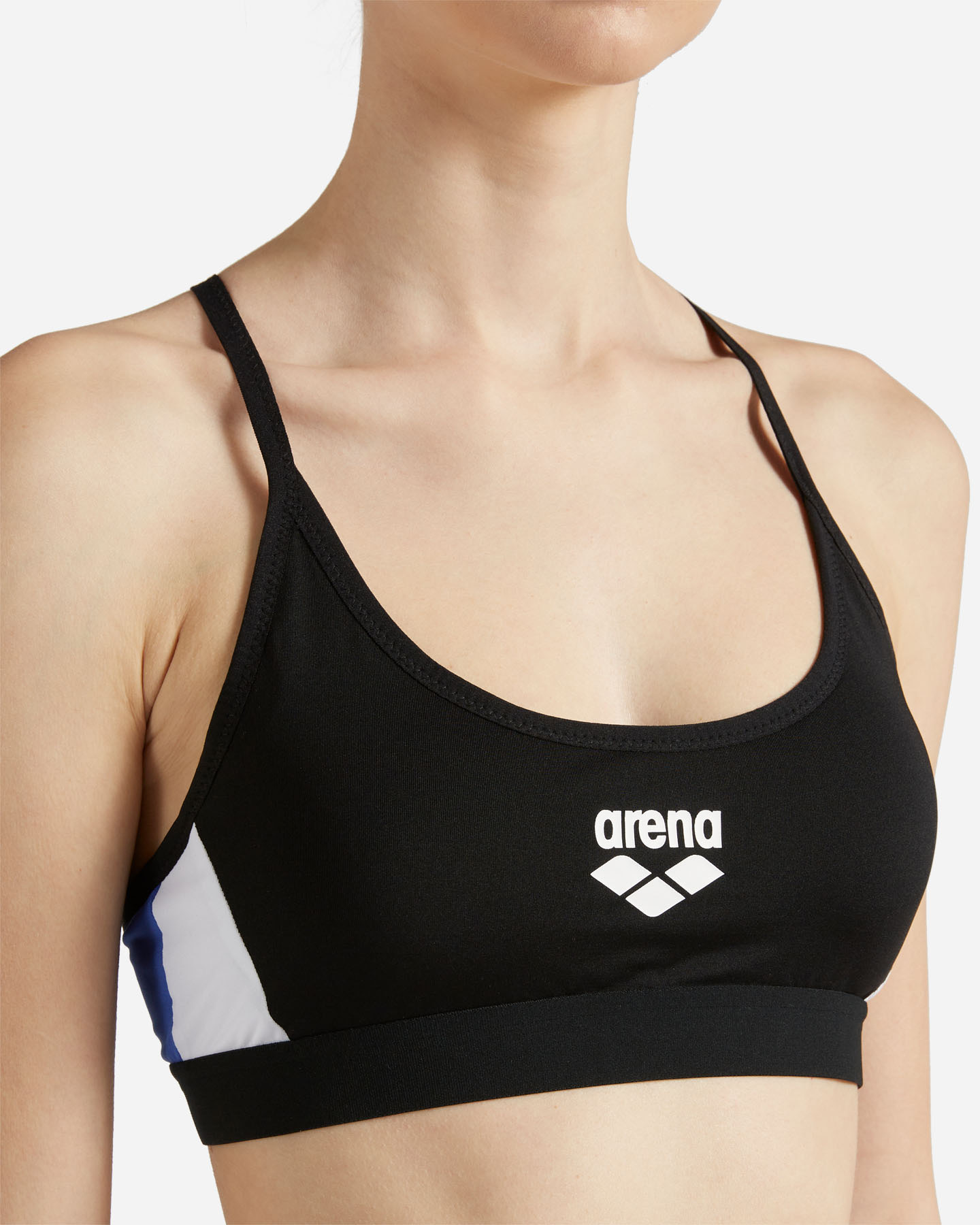 Bra training ARENA TRICOLOR W - Nero - 4 | Cisalfa Sport