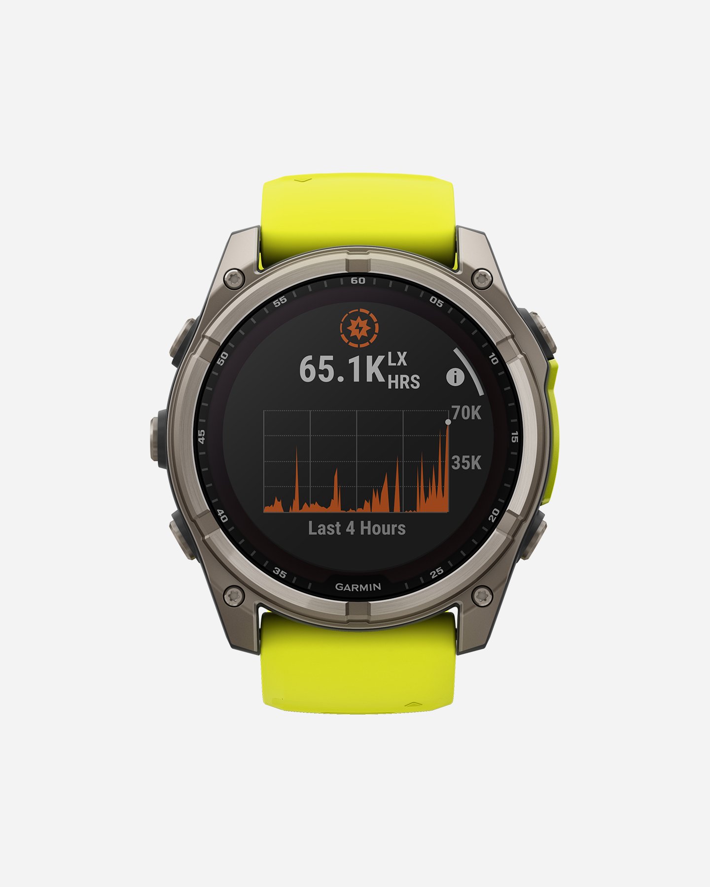 Orologio multifunzione GARMIN FENIX 8 SOLAR 51MM SAPPHIRE  - Giallo - 0 | Cisalfa Sport