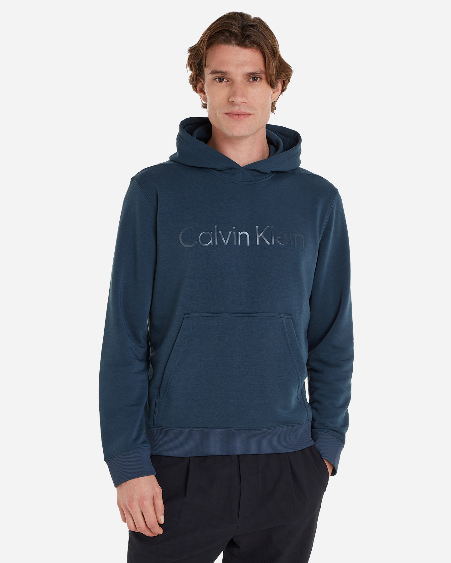 Felpa CALVIN KLEIN SPORT LOGO TONAL M - Blu - 2 | Cisalfa Sport