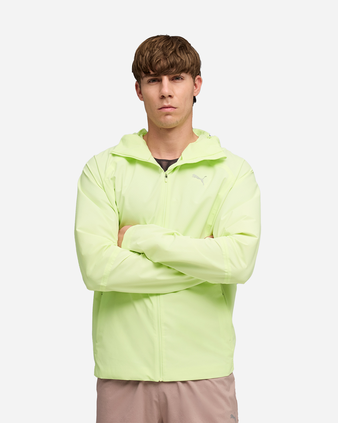 Giacca running PUMA RUN RAINCELL M - Giallo - 2 | Cisalfa Sport