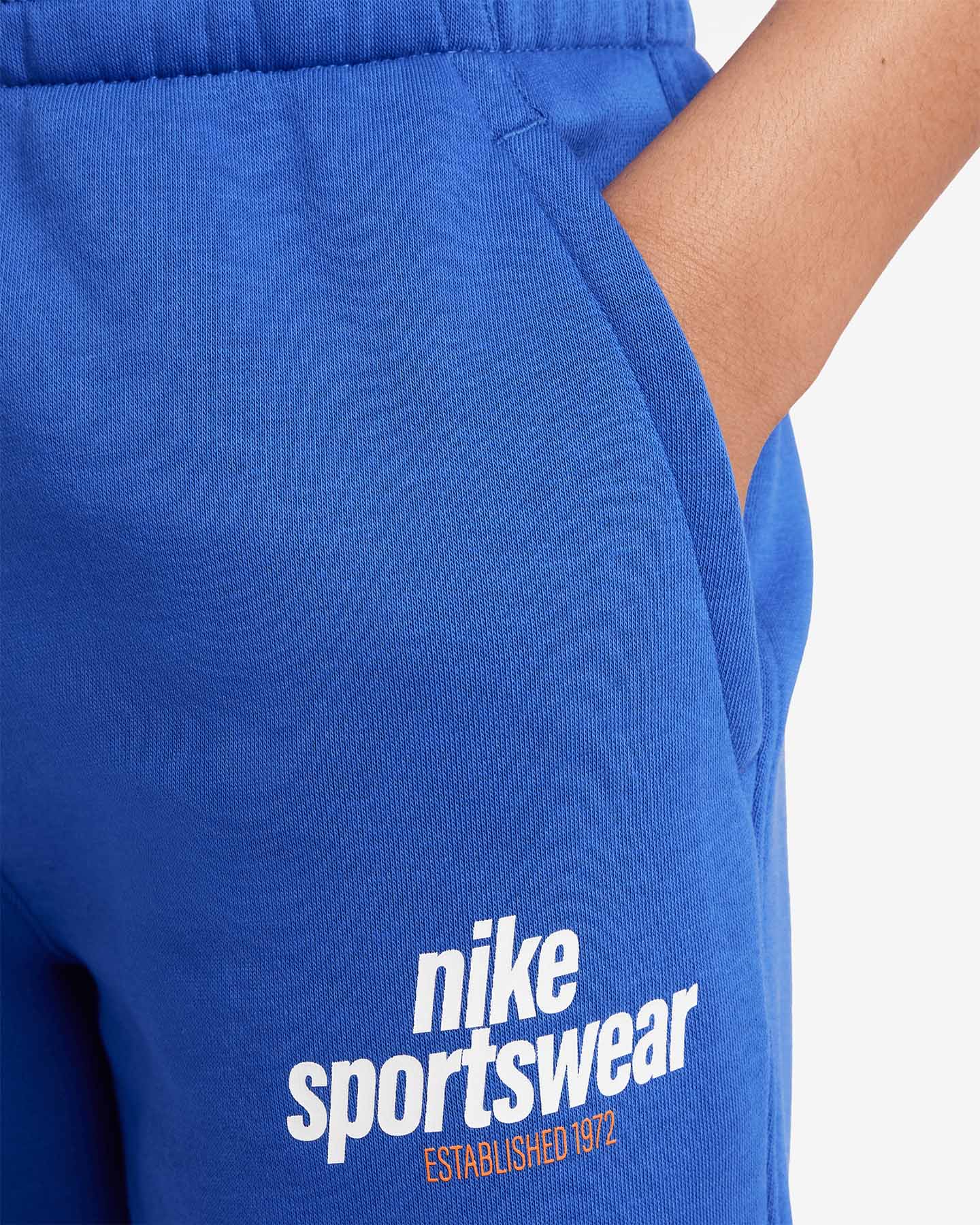 Pantalone NIKE EIGHTIES JR - Blu royal - 2 | Cisalfa Sport