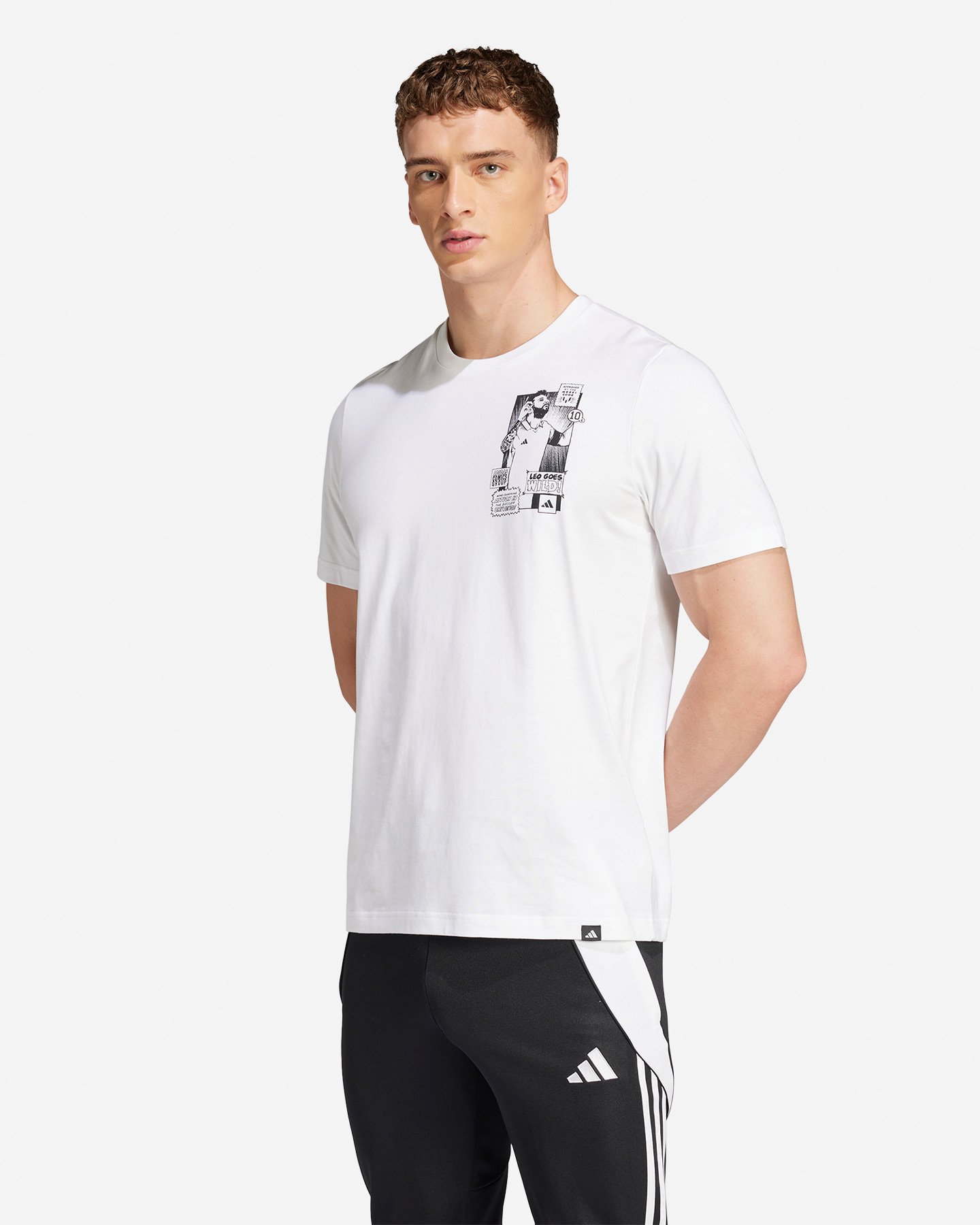 Maglia calcio ADIDAS MESSI ICON M - Bianco - 1 | Cisalfa Sport