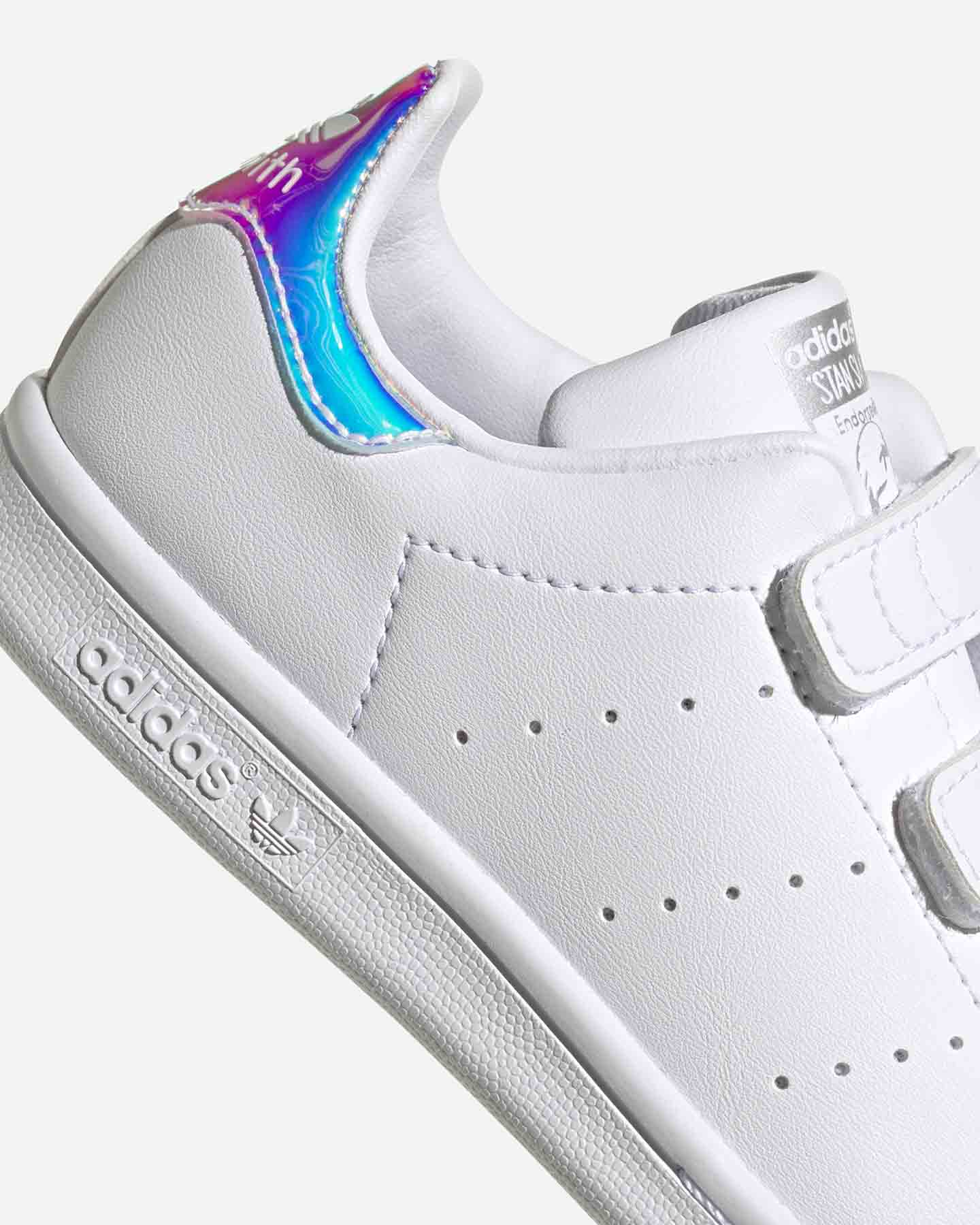 Scarpe sneakers ADIDAS STAN SMITH CF C PS JR - Bianco - 3 | Cisalfa Sport