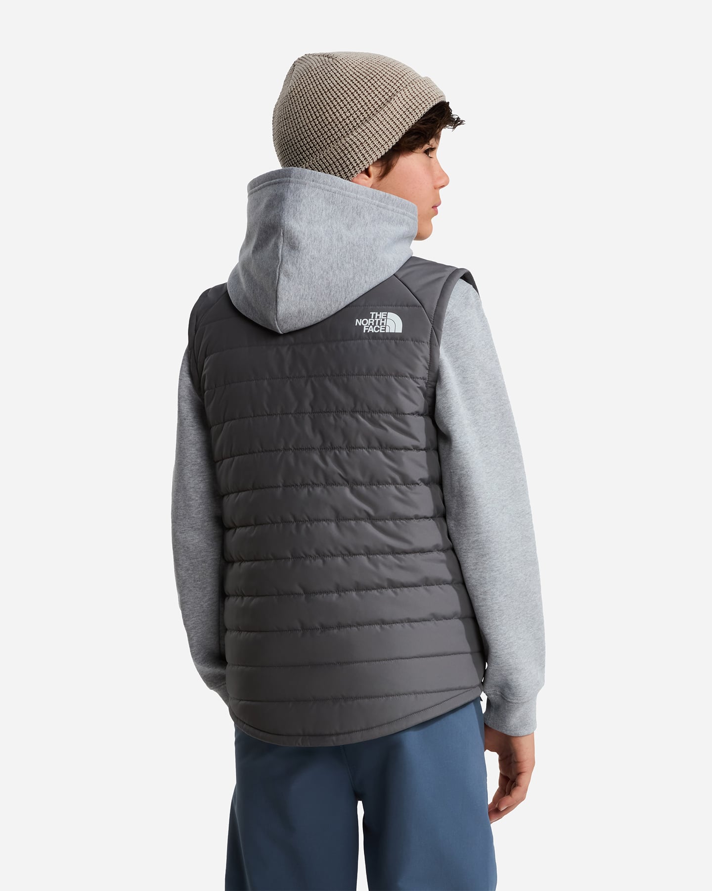 Gilet THE NORTH FACE NEVER STOP JR - Grigio - 4 | Cisalfa Sport