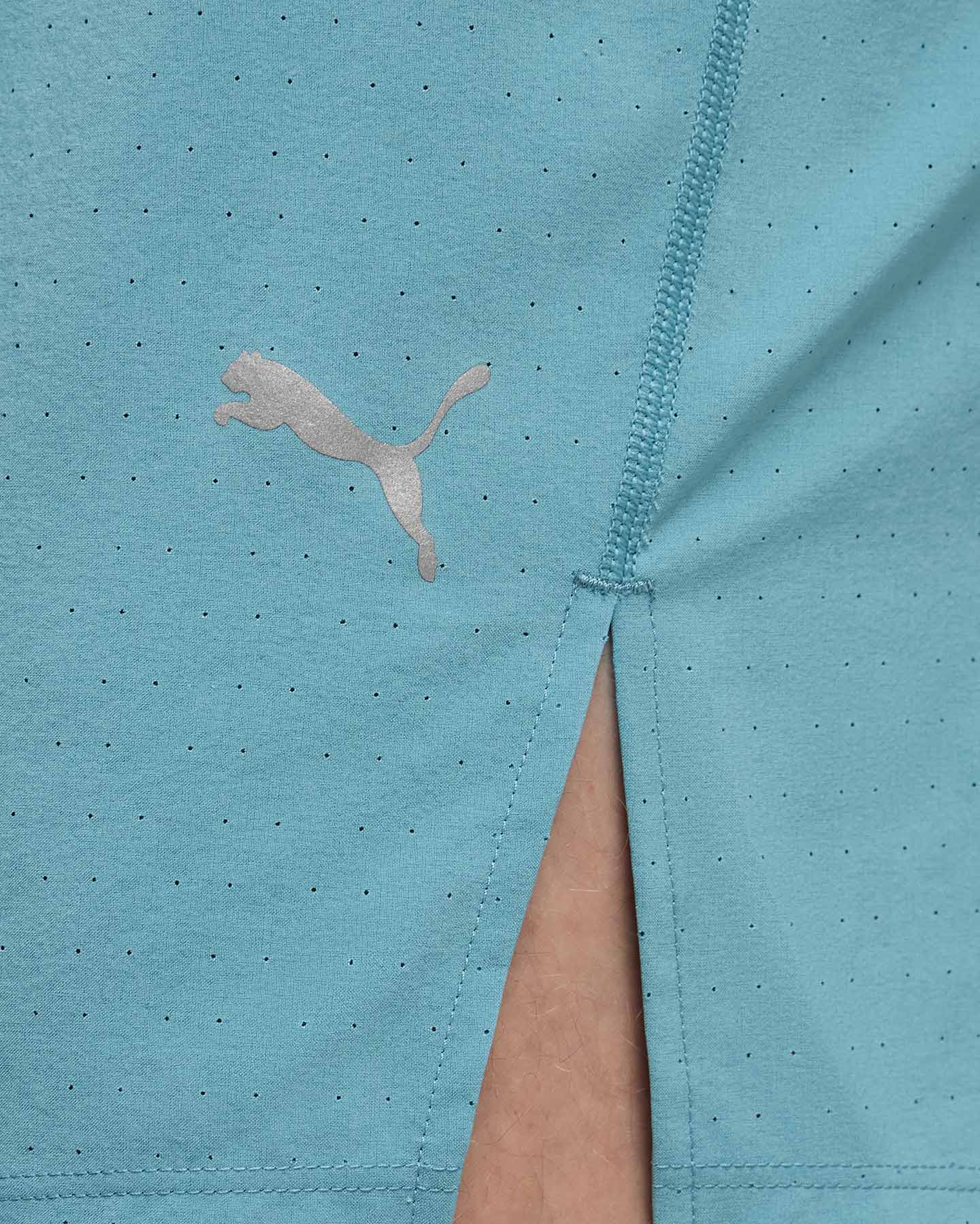 Short running PUMA DREAMRUN 5'' M - Verde - 5 | Cisalfa Sport