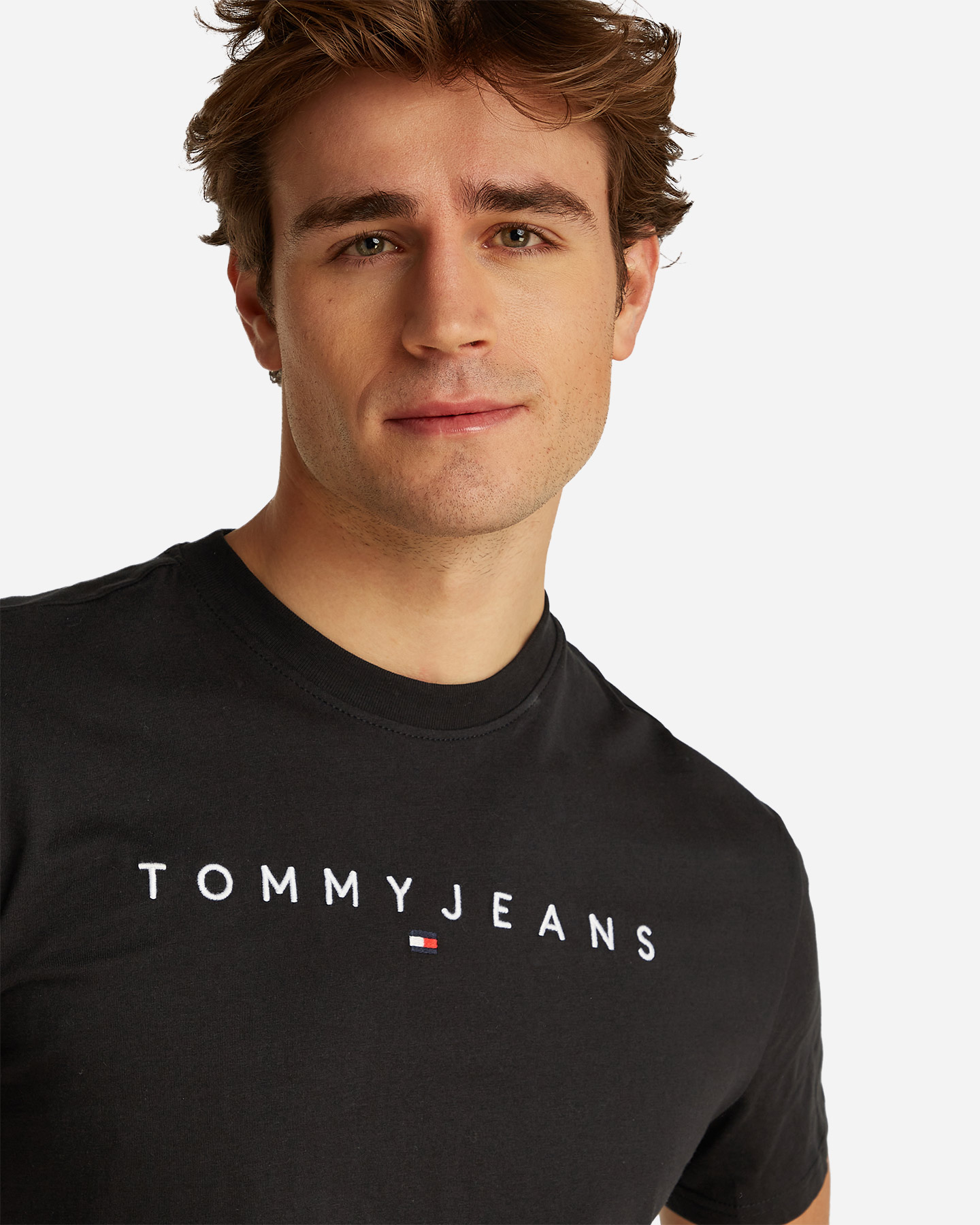 T-shirt TOMMY HILFIGER LINEAR LOGO M - Nero - 5 | Cisalfa Sport