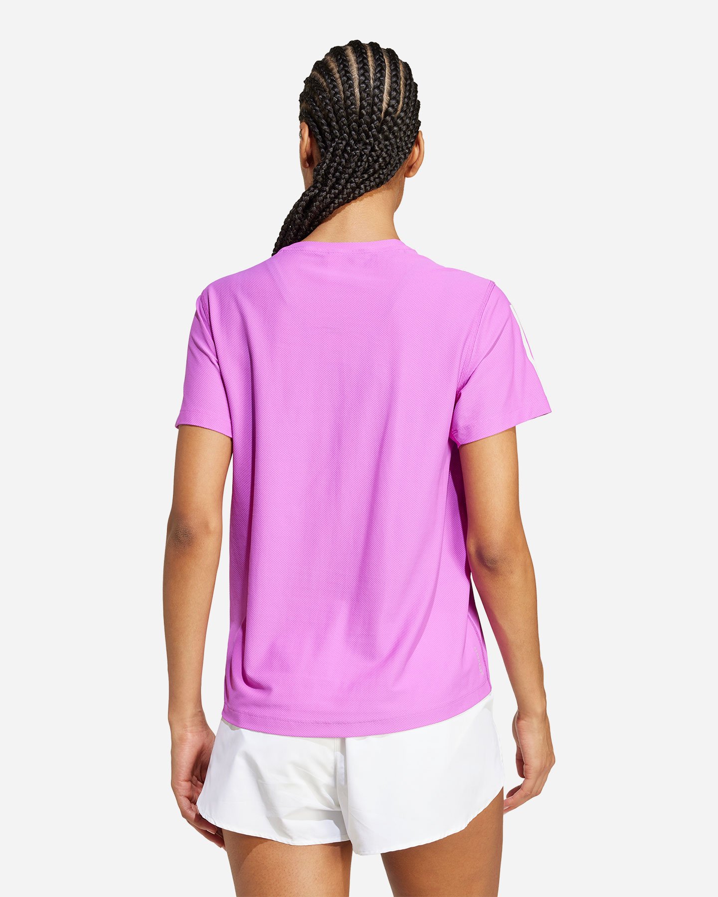 T-shirt running ADIDAS OTR B W - Viola - 2 | Cisalfa Sport