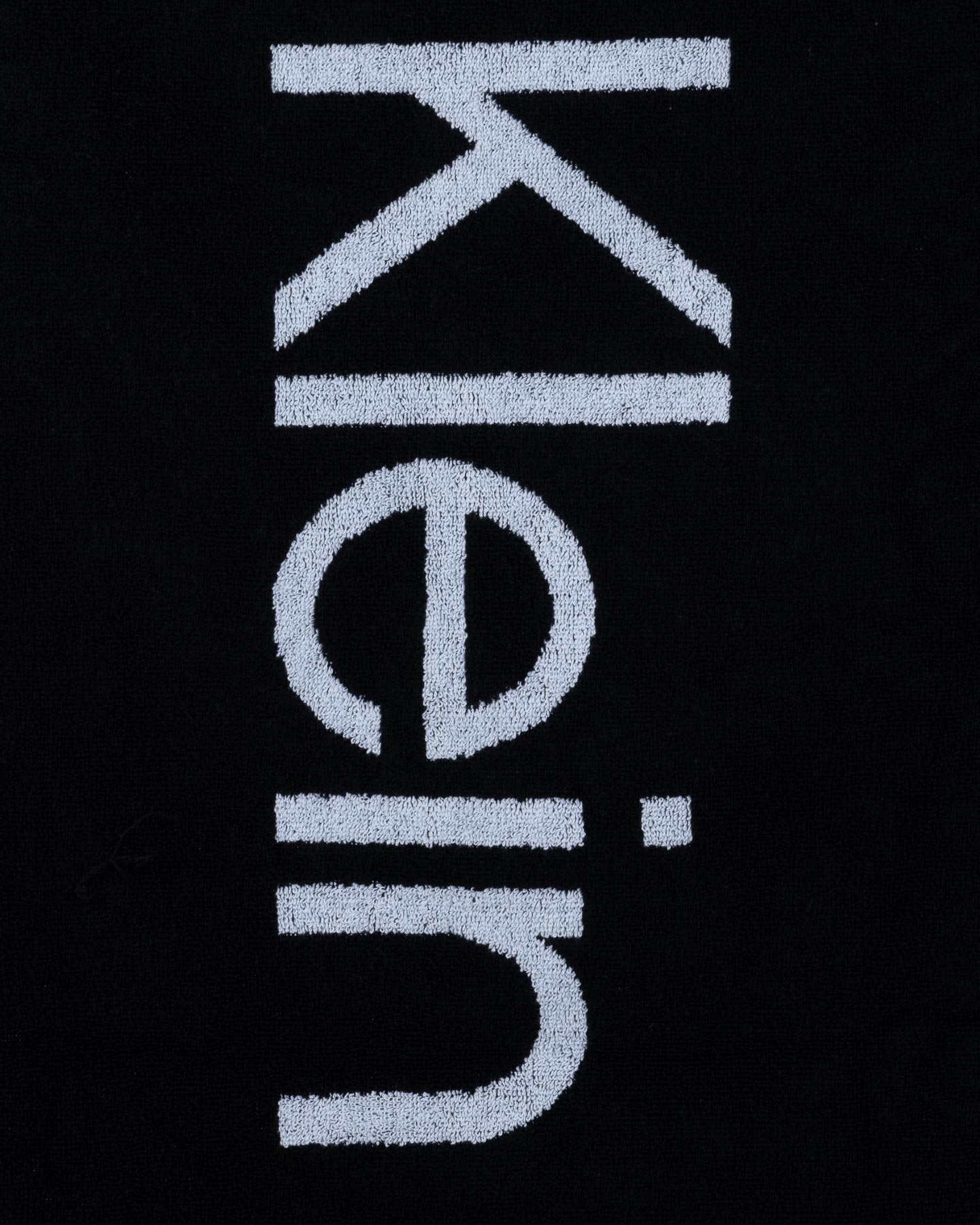 Telo mare CALVIN KLEIN JEANS TELO SPONGE LOGO  - Nero - 1 | Cisalfa Sport