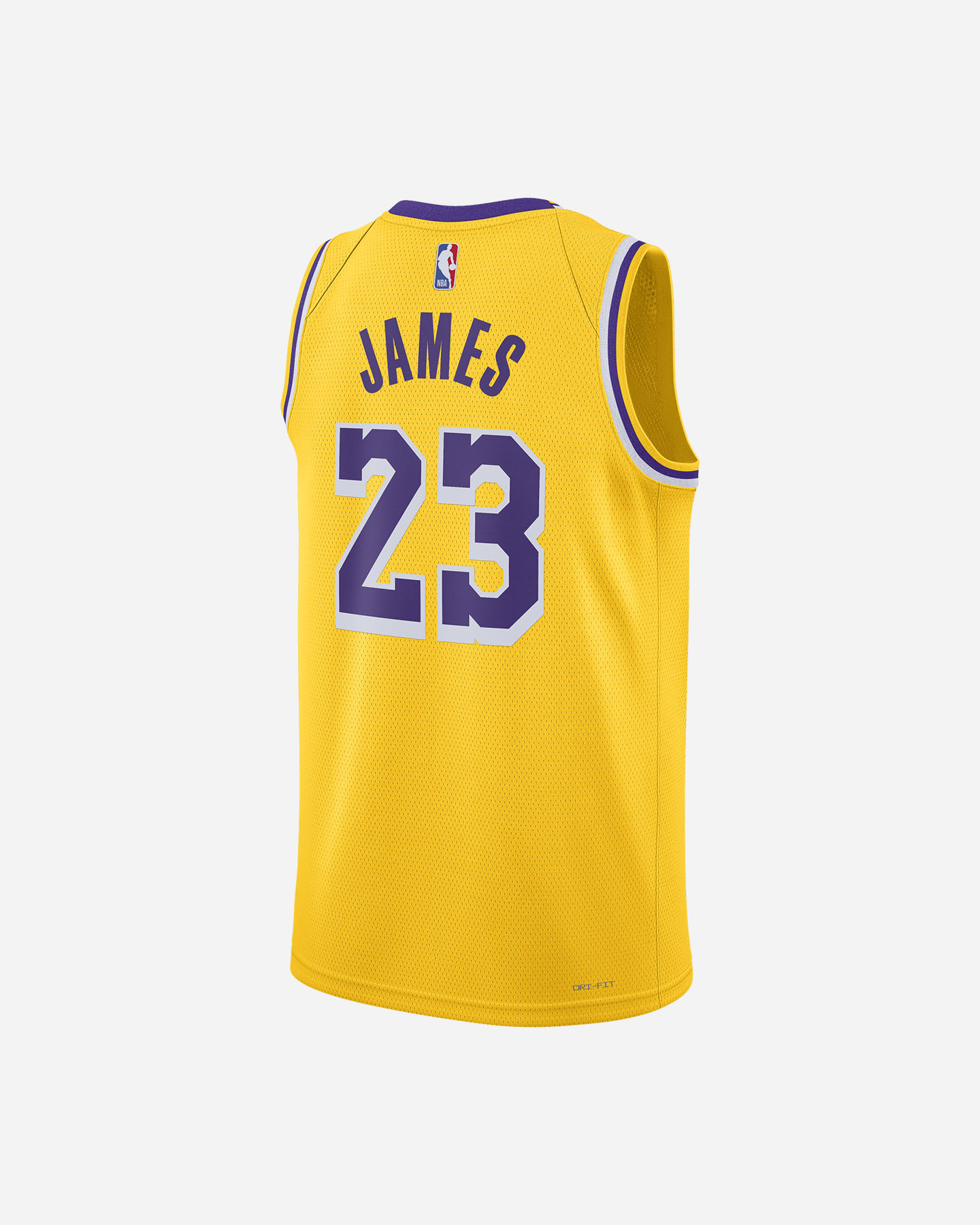 Canotta basket NIKE ICON LAKERS LEBRON J. SWING 22 M - Giallo - 1 | Cisalfa Sport