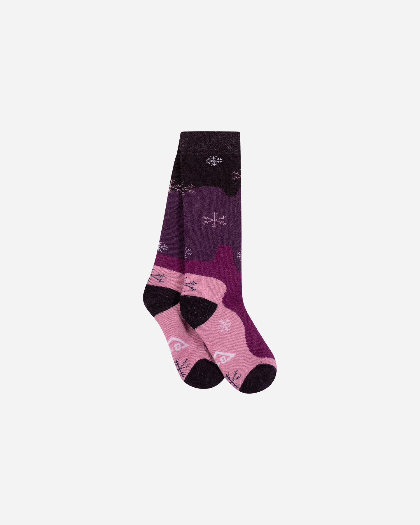 Calze sci 8848 SKI SNOWFLAKE JR - Fucsia - 0 | Cisalfa Sport