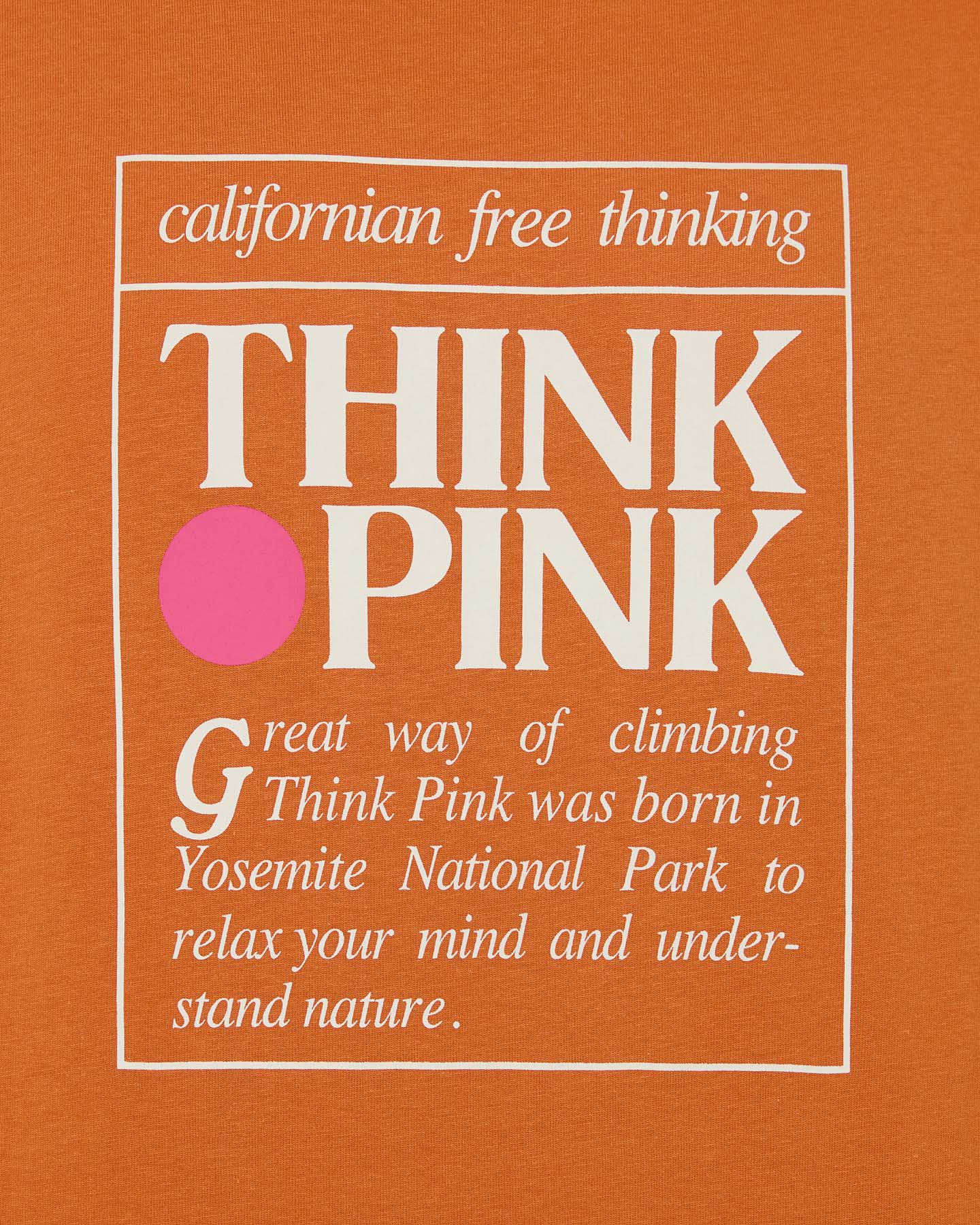 T-shirt THINK PINK BIG LOGO M - Arancione - 2 | Cisalfa Sport