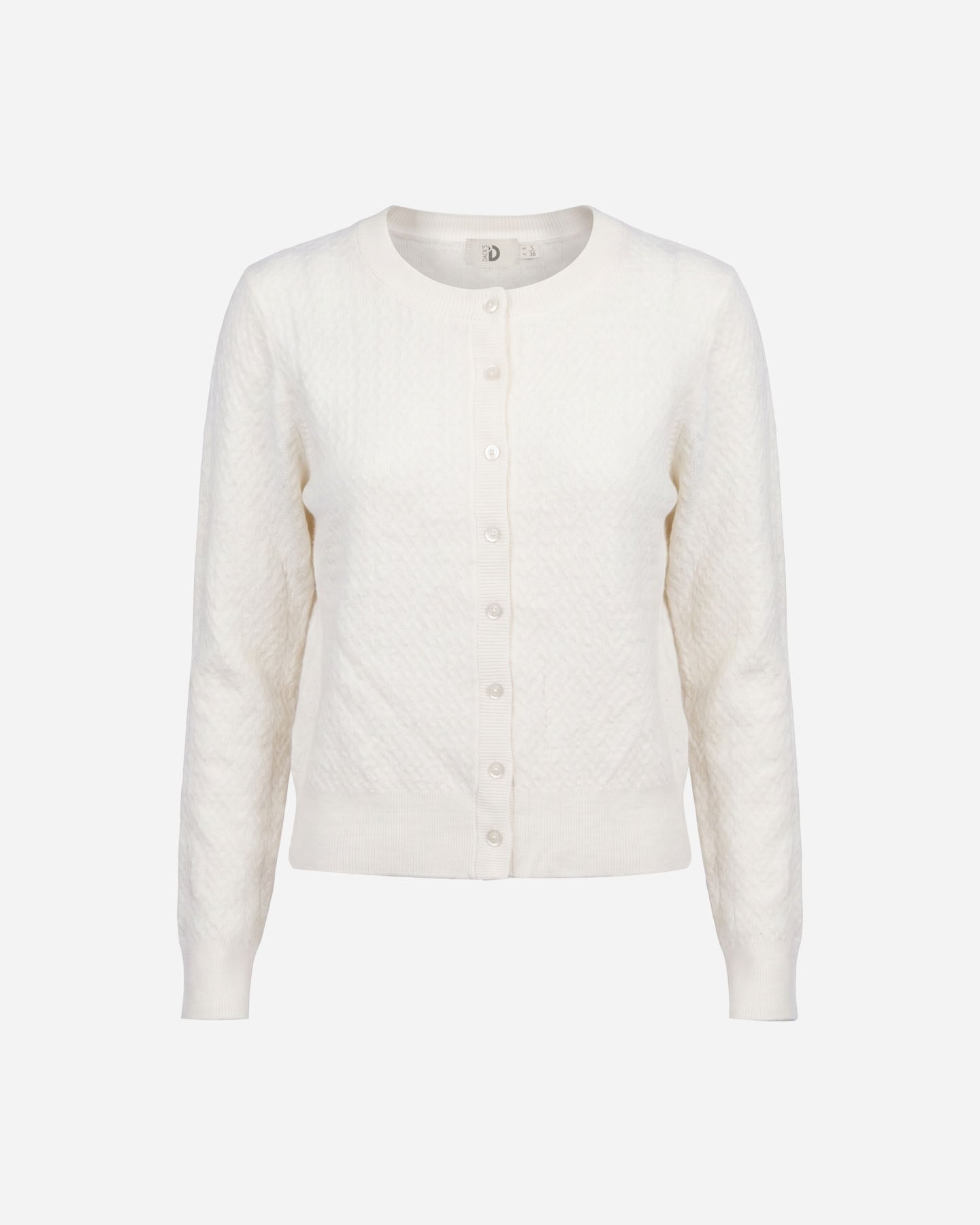 Dack's Essential W - Cardigan - Donna - Bianco
