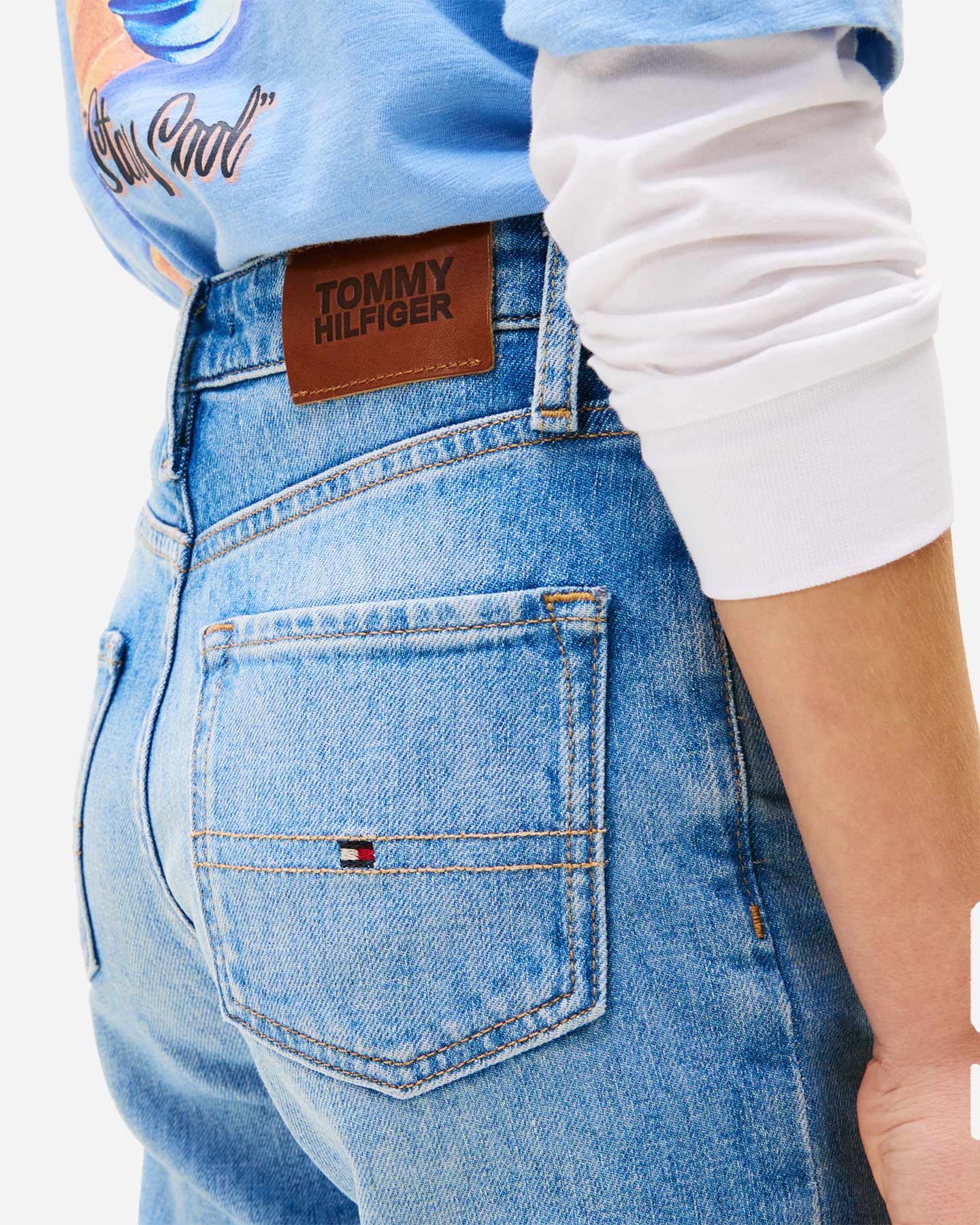 Jeans TOMMY HILFIGER SKATER JR - Denim - 3 | Cisalfa Sport